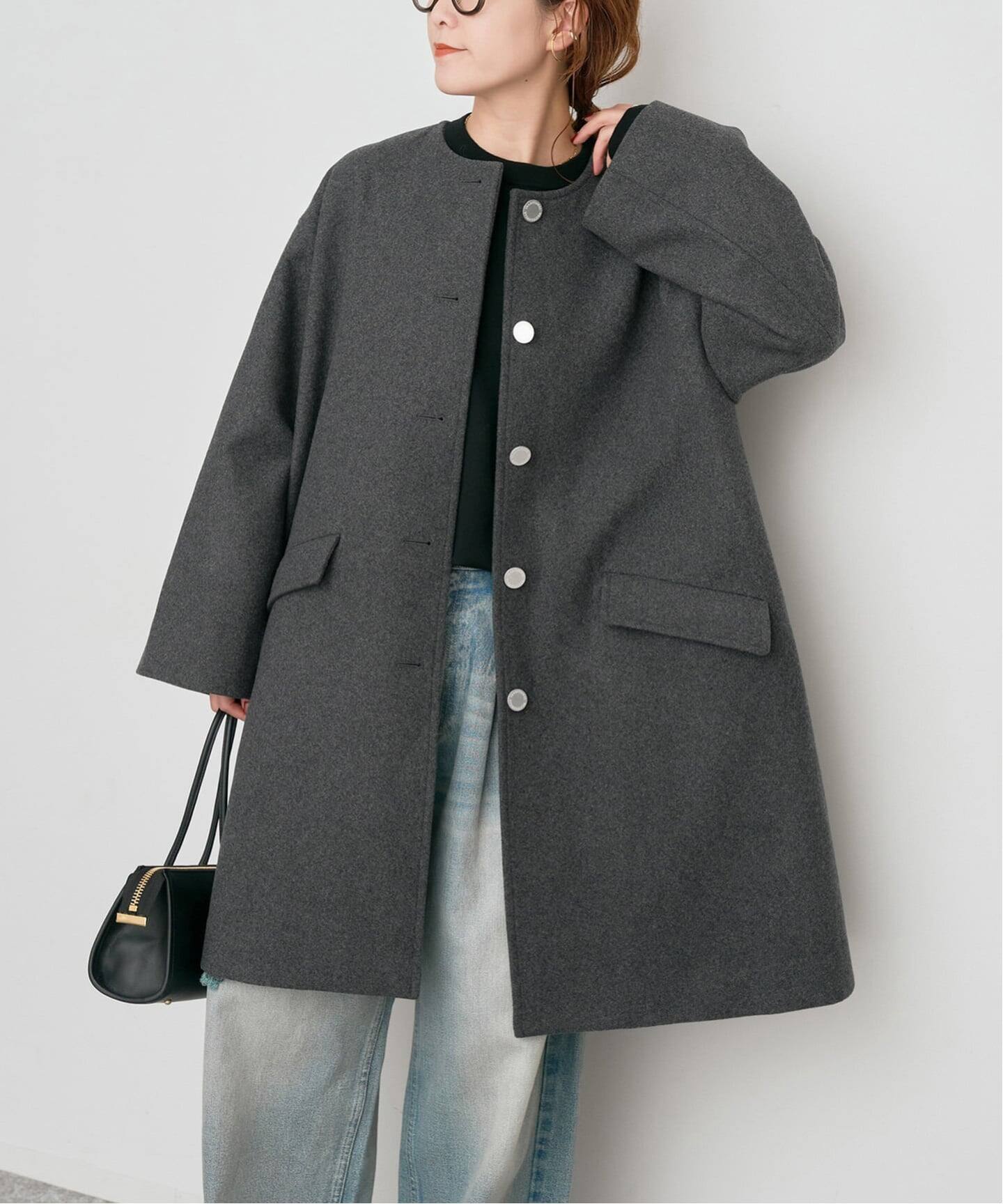TRADITIONAL WEATHERWEAR / 別注LINTON N/C*（ノーカラーコート 