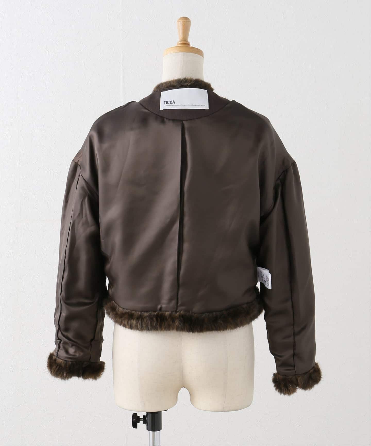 TICCA / ティッカ レオパードファーショートコート（その他ブルゾン