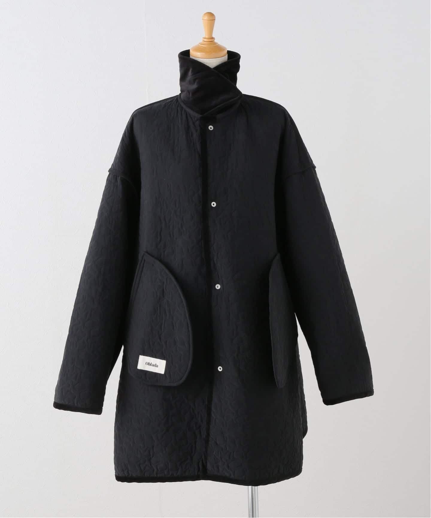 一部店舗+WEB限定》oblada / オブラダ FLOWER EMBROIDERY COAT（ステン