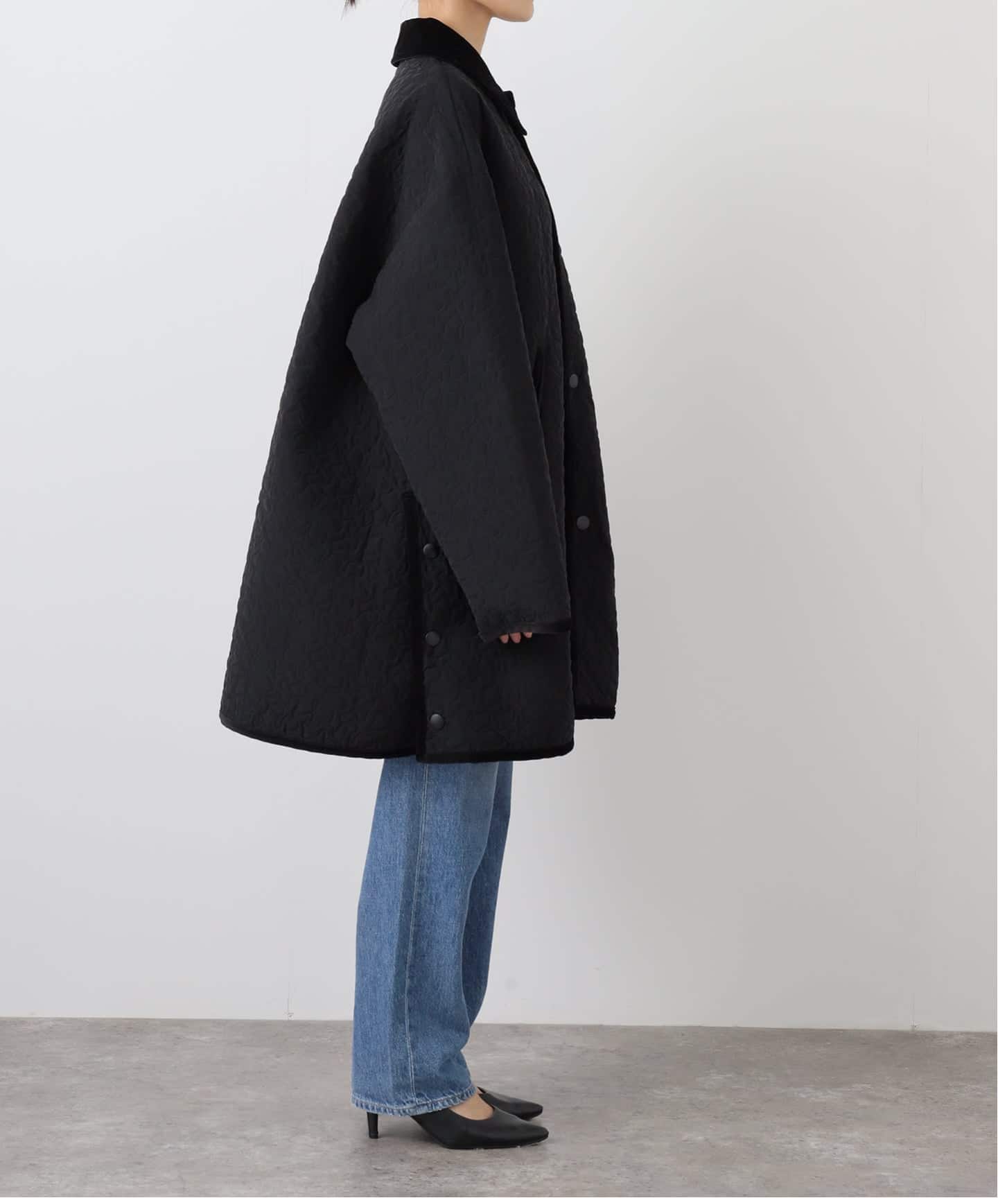 一部店舗+WEB限定》oblada / オブラダ FLOWER EMBROIDERY COAT