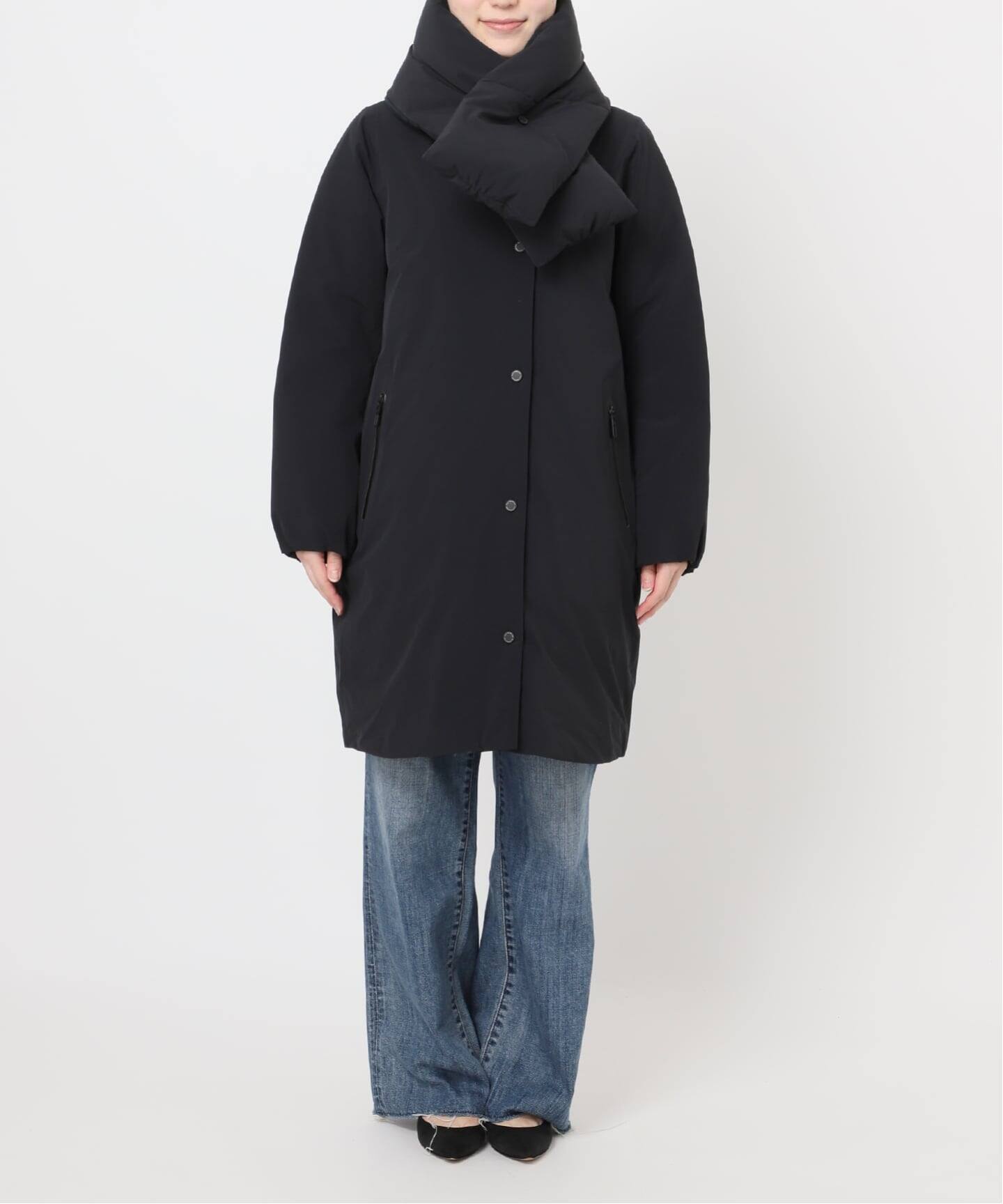 デサント水沢 インビジブル ライトDOWN JACKET 黒 DESCENTE ALLTERRAIN（デサント オルテライン） ダウンジャケット