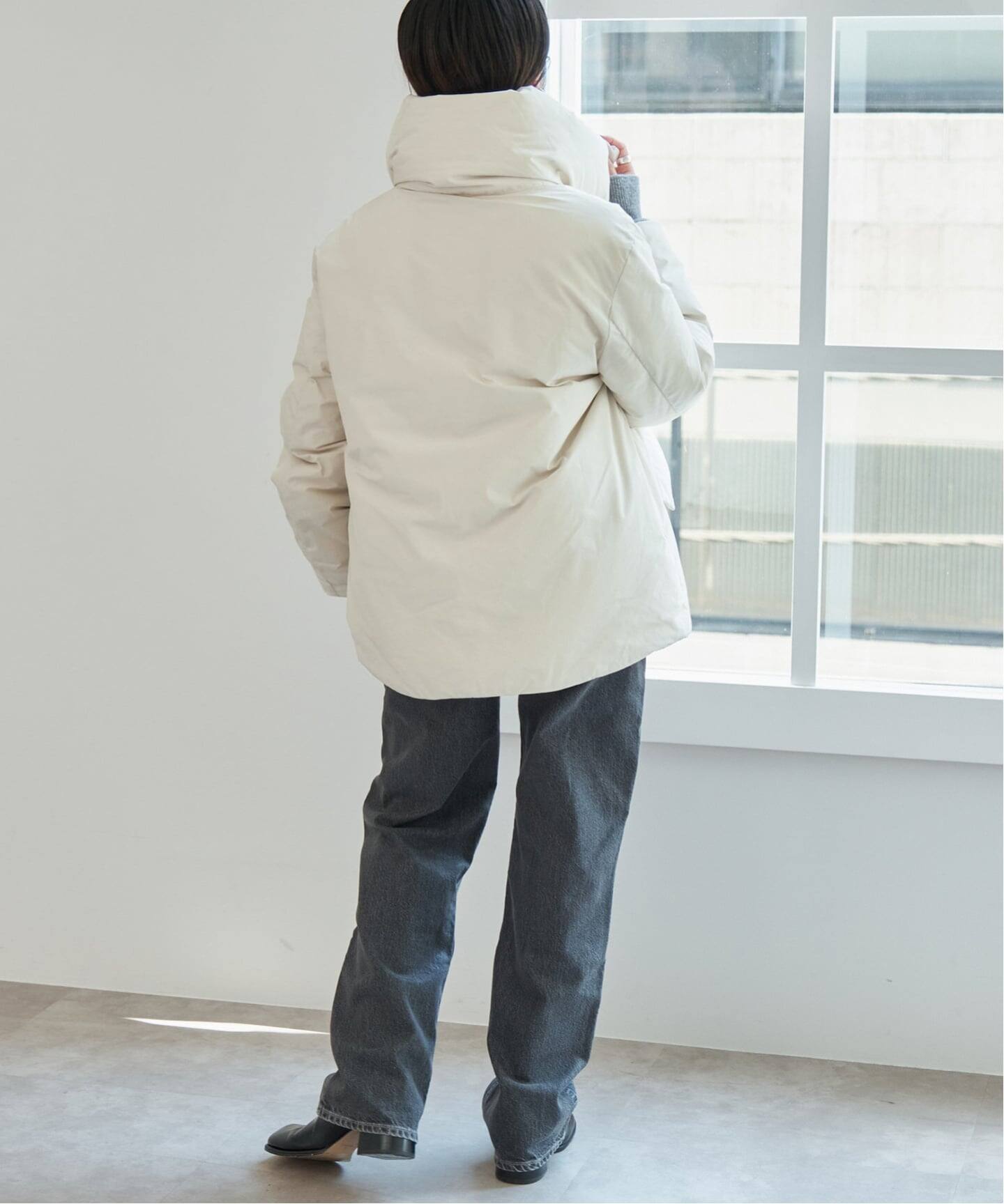 ウールリッチ ラグジュアリー コクーン ジャケット ダウン ミルキークリーム S WOOLRICH（ウールリッチ）】ラグジュアリーコクーンジャケット