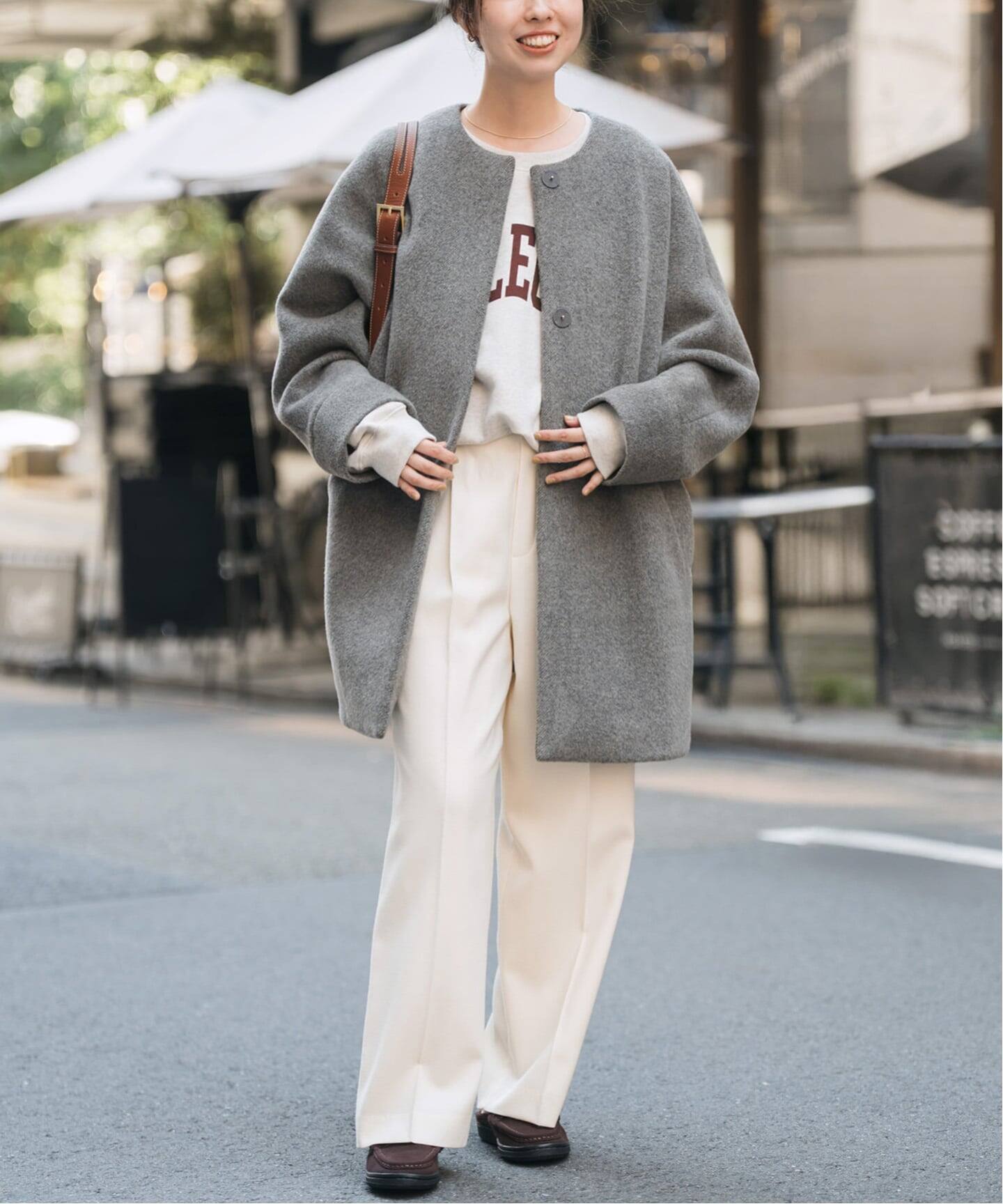 TICCA / ティッカ ノーカラーテントコート（ノーカラーコート）｜Spick