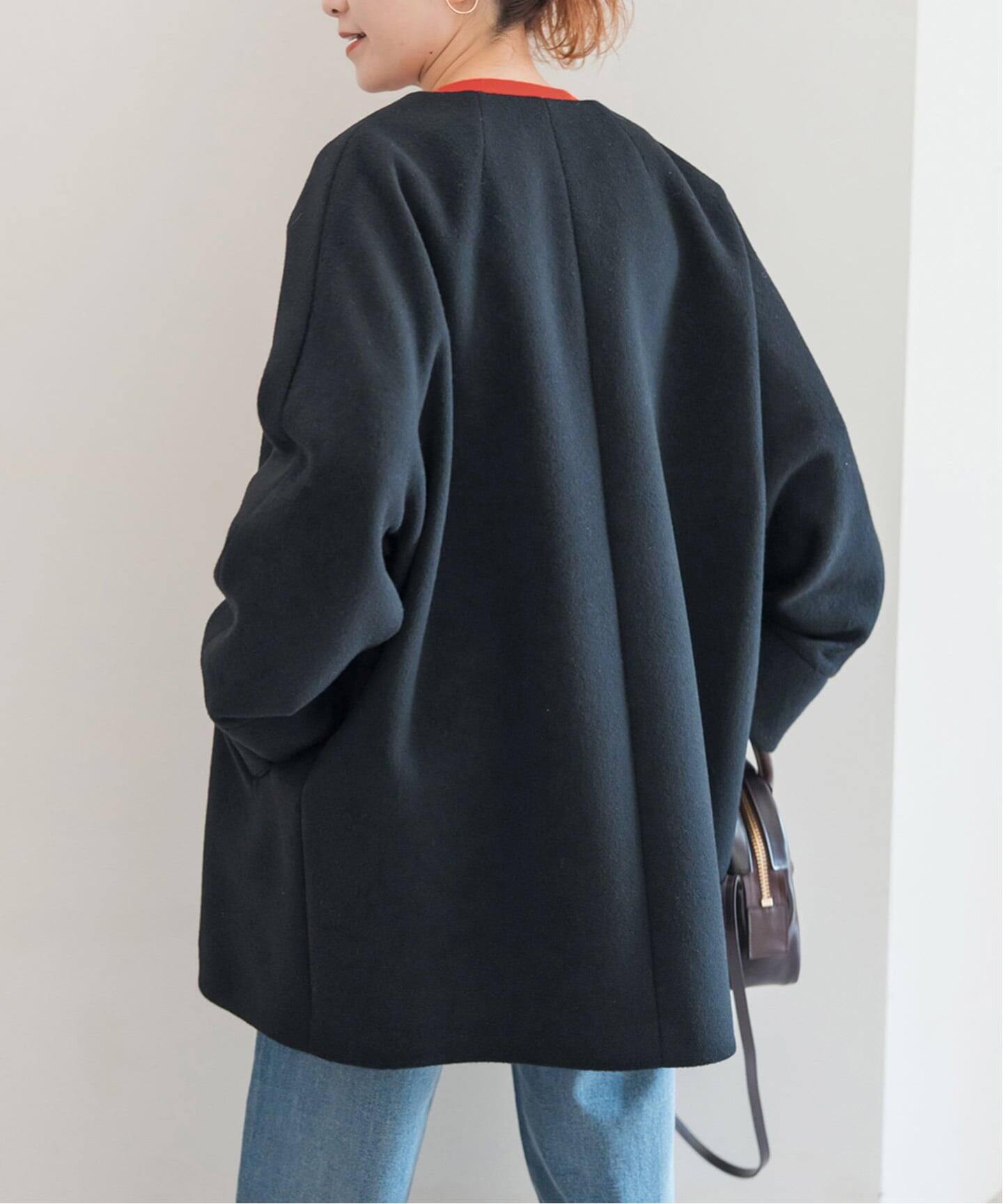 TICCA / ティッカ ノーカラーテントコート（ノーカラーコート）｜Spick 
