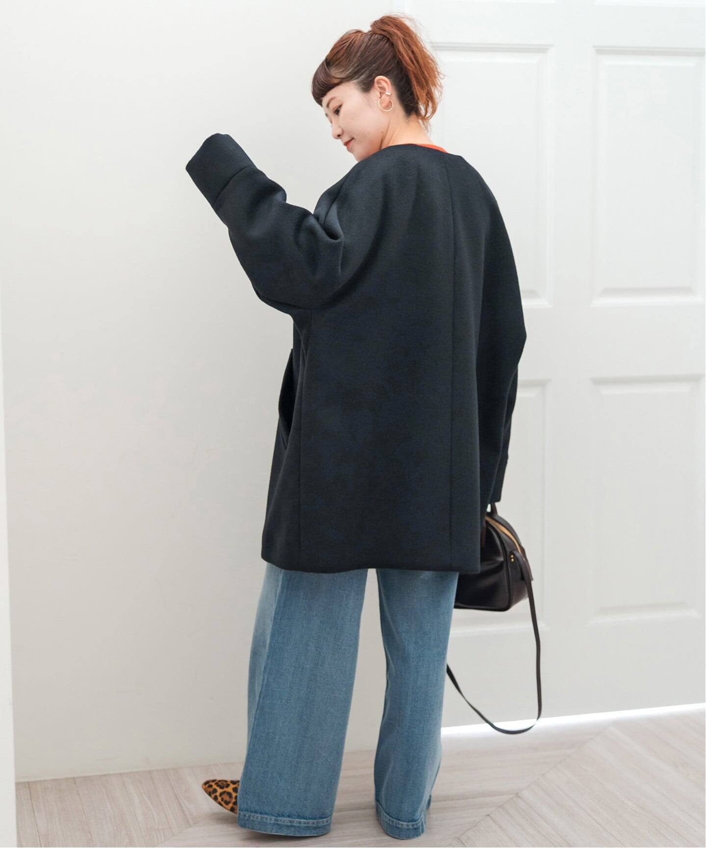 TICCA / ティッカ ノーカラーテントコート（ノーカラーコート）｜Spick 
