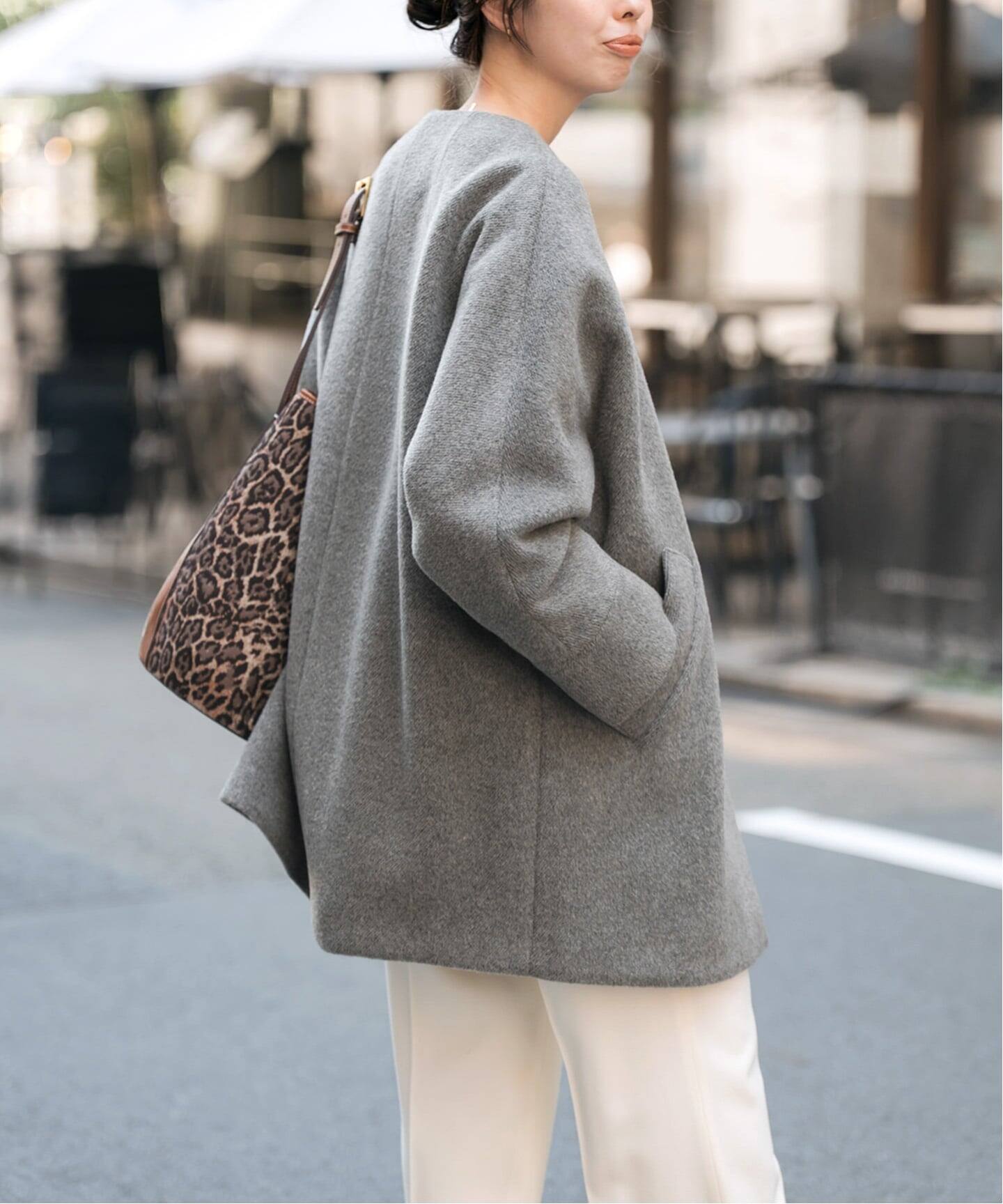 TICCAノーカラーテントコート TICCA / ティッカ ノーカラーテントコート（ノーカラーコート）｜Spick