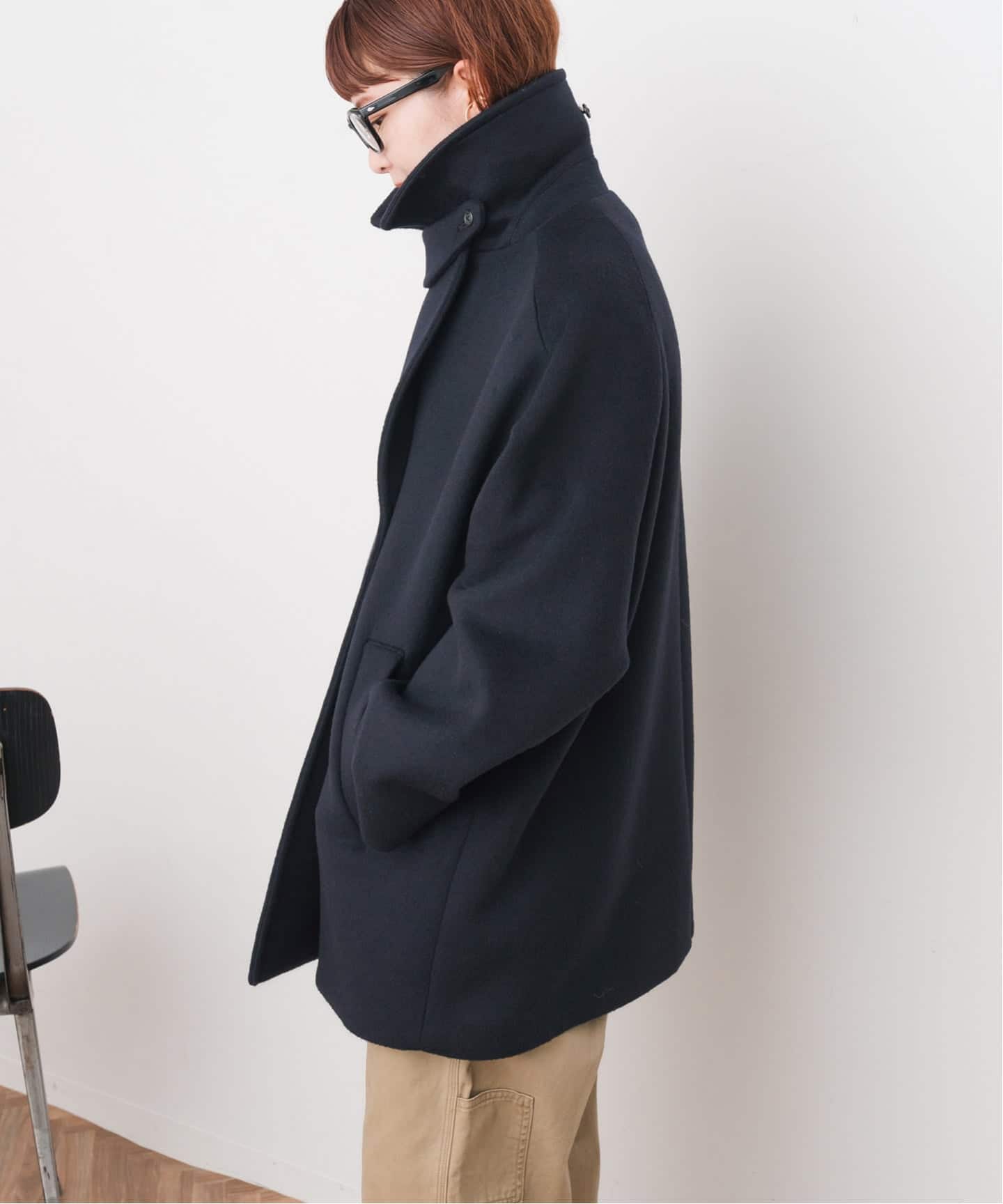 24AW Spick & Span TICCA 黒 ピーコート 追加予約》TICCA / ティッカ ピーコート（ピーコート）｜Spick