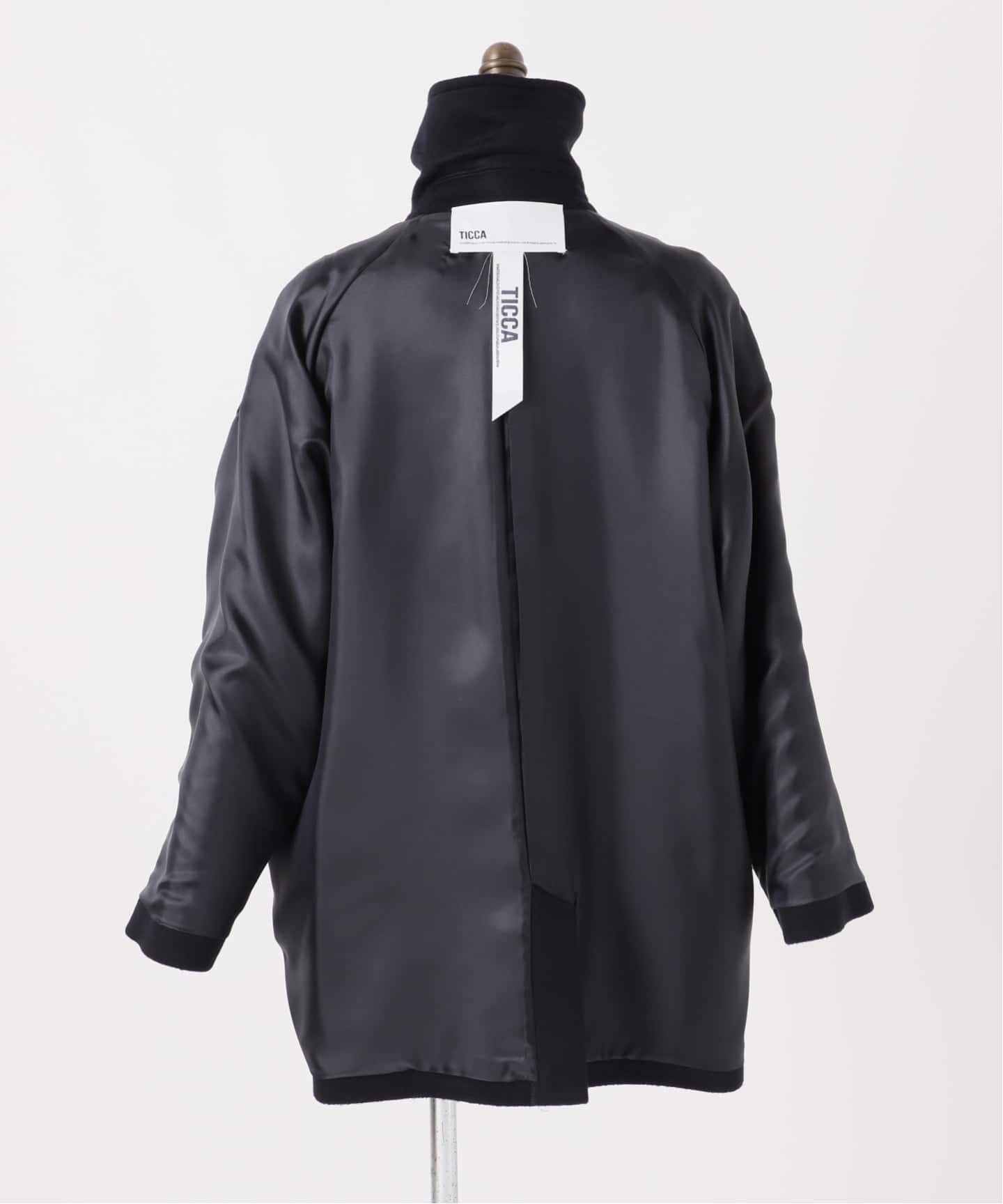 24AW Spick & Span TICCA 黒 ピーコート Spick＆Span ピーコート pコート 「追加」TICCA / ティッカ