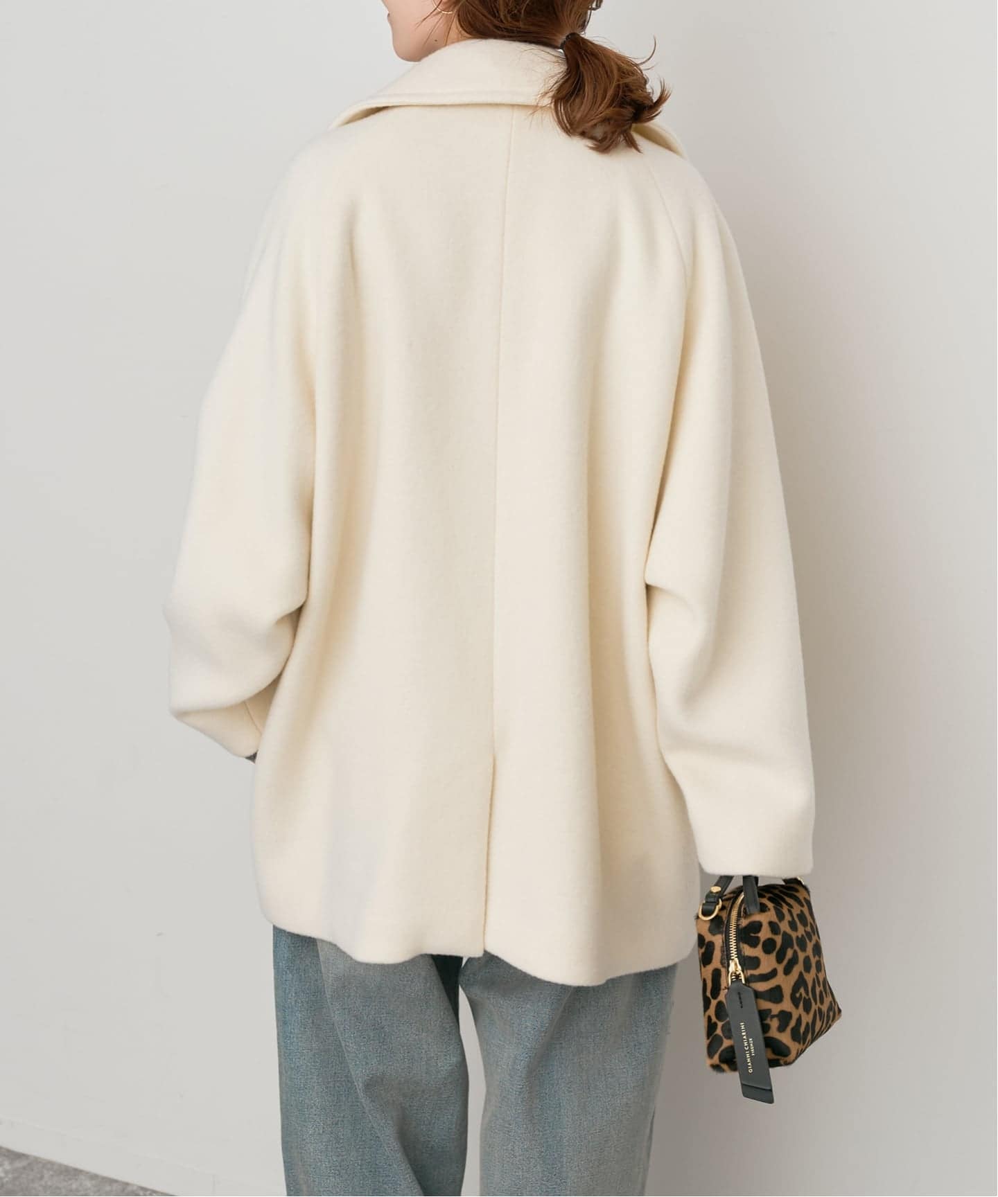 美品　Ticca ティッカ　ショートピーコート ホワイト item154111702001-1-2.jpg