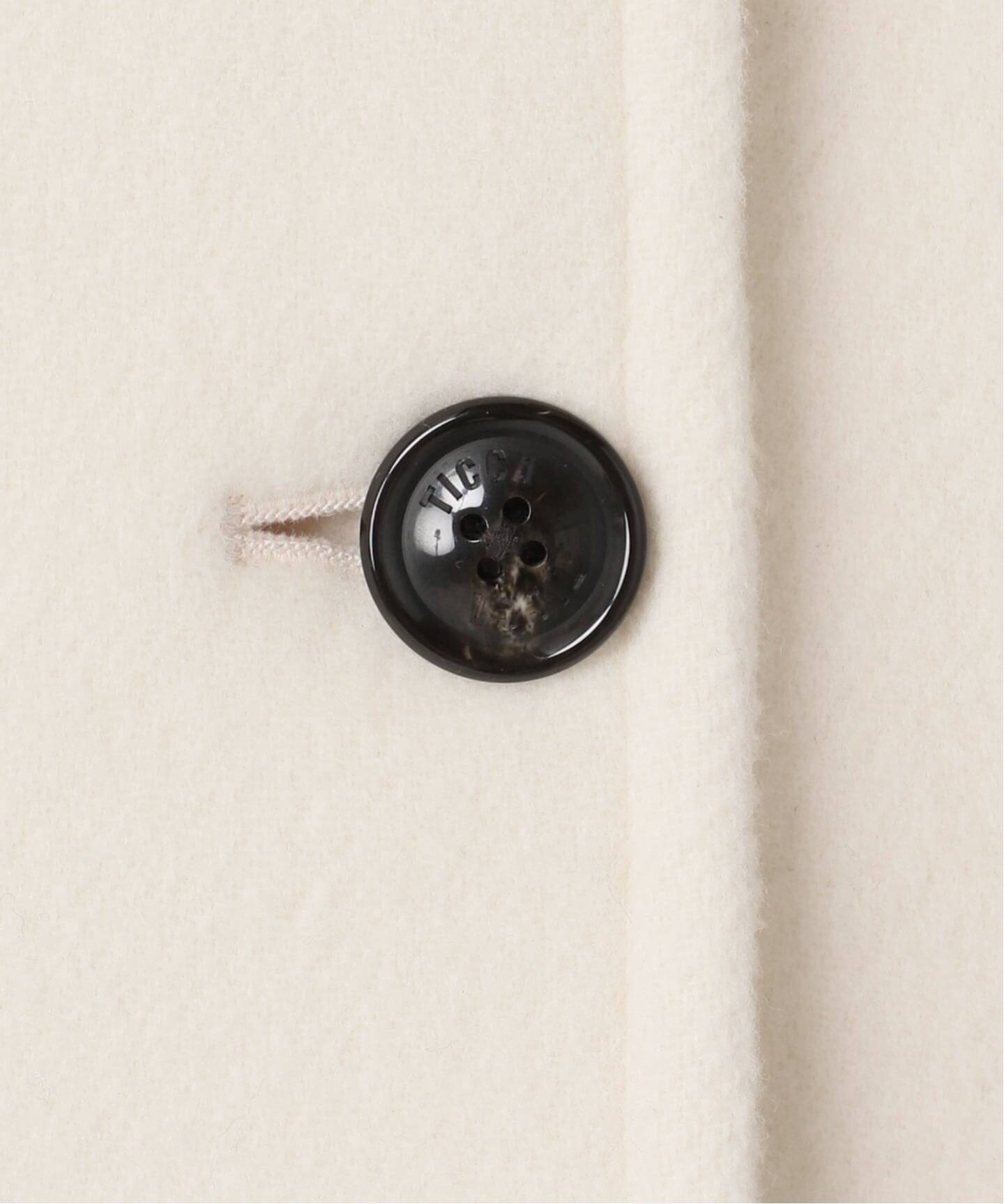 美品　Ticca ティッカ　ショートピーコート ホワイト スピック＆スパン Spick & Span 《追加予約》TICCA / ティッカ