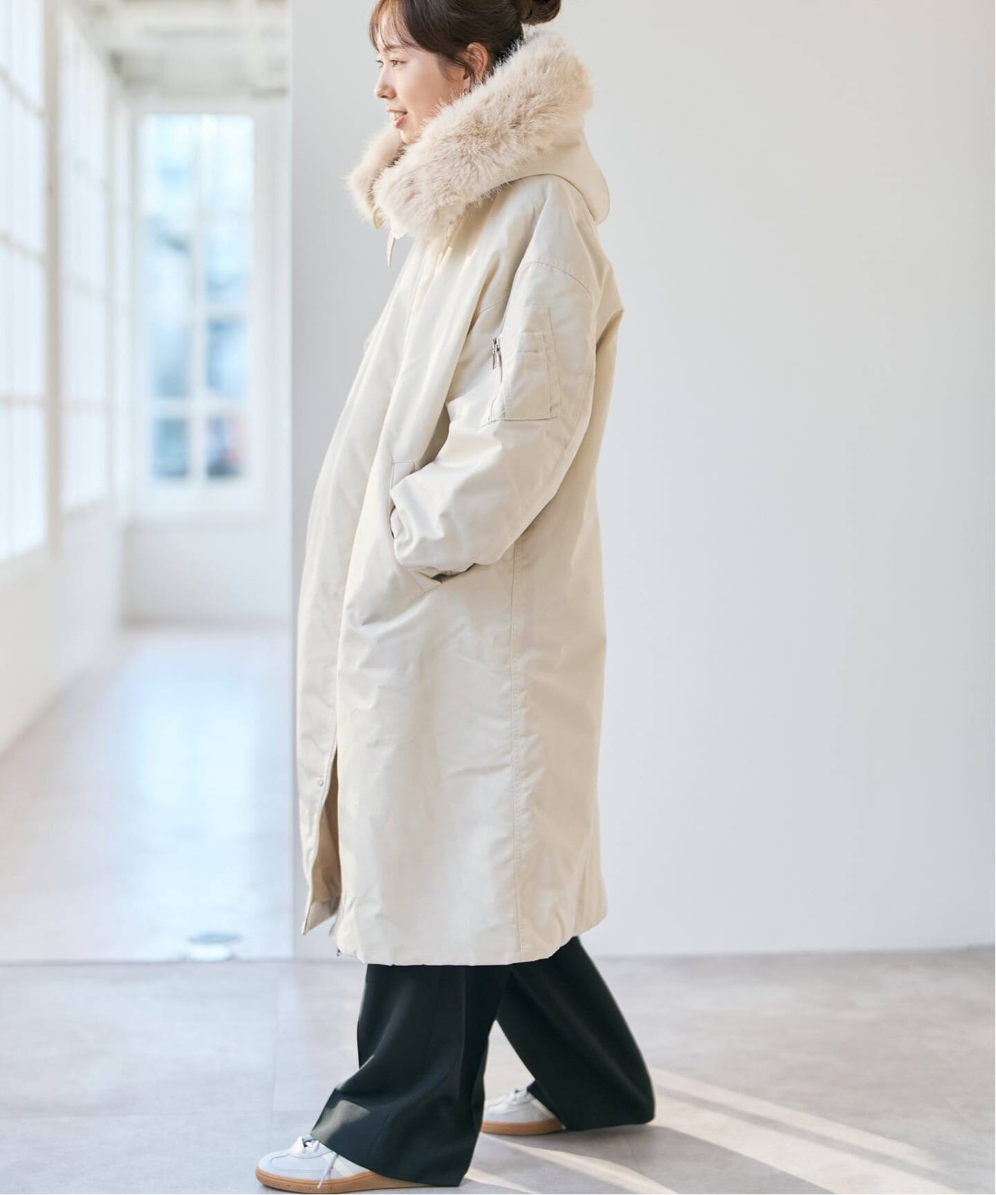 ★最終値下げ★upper hights/THE U-2 LONG HOODIE WEB限定》upper hights/アッパーハイツ THE U-2 LONG HOODIE（中綿