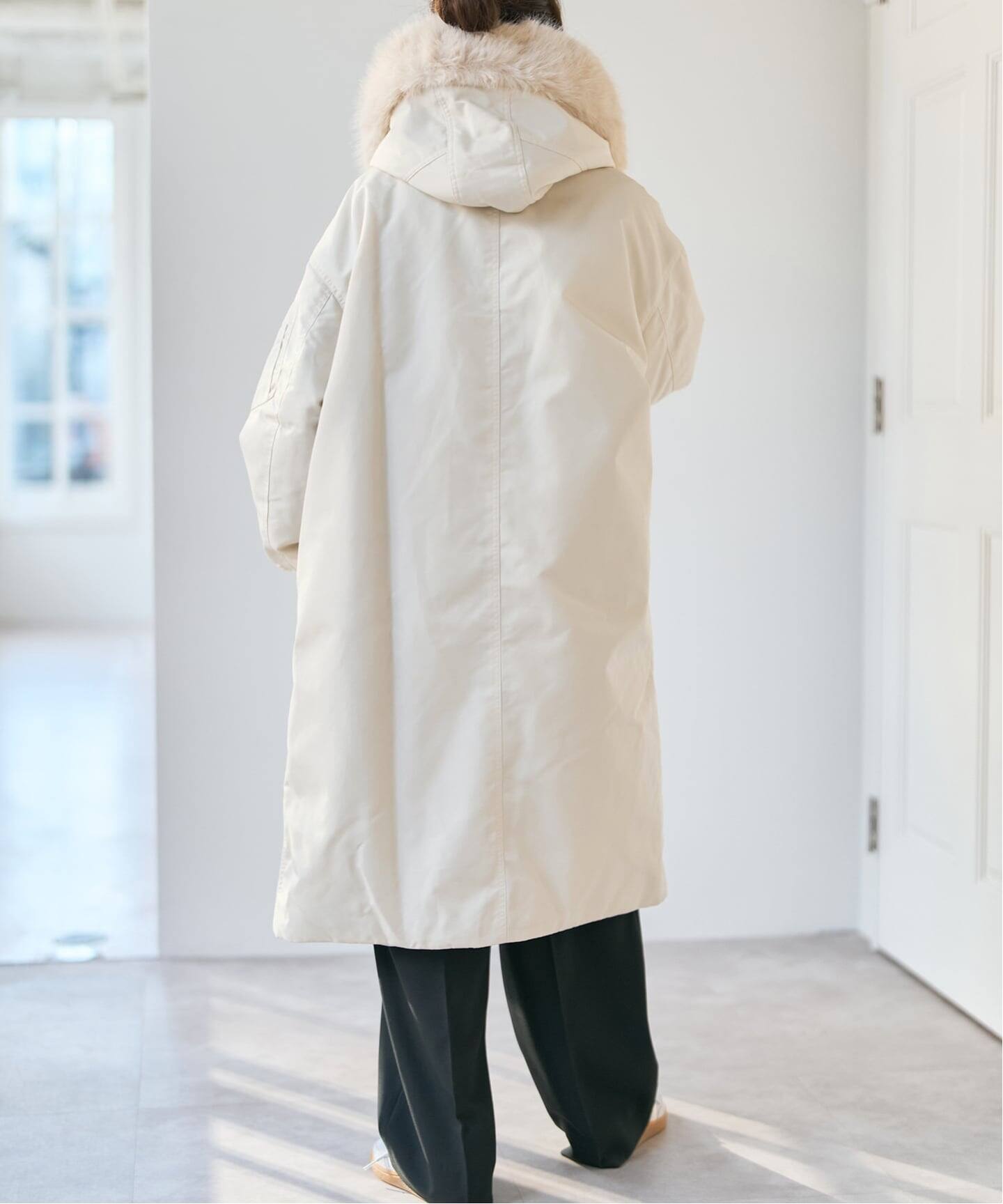 WEB限定》upper hights/アッパーハイツ THE U-2 LONG HOODIE（中綿