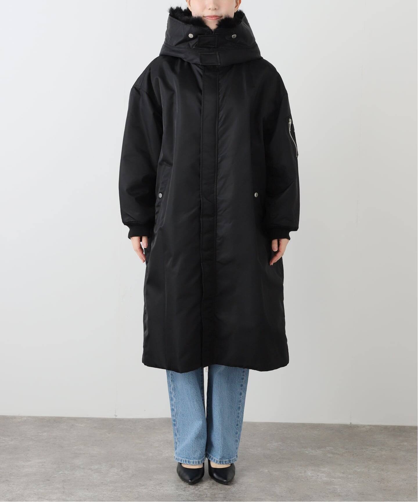 WEB限定》upper hights/アッパーハイツ THE U-2 LONG HOODIE（中綿 