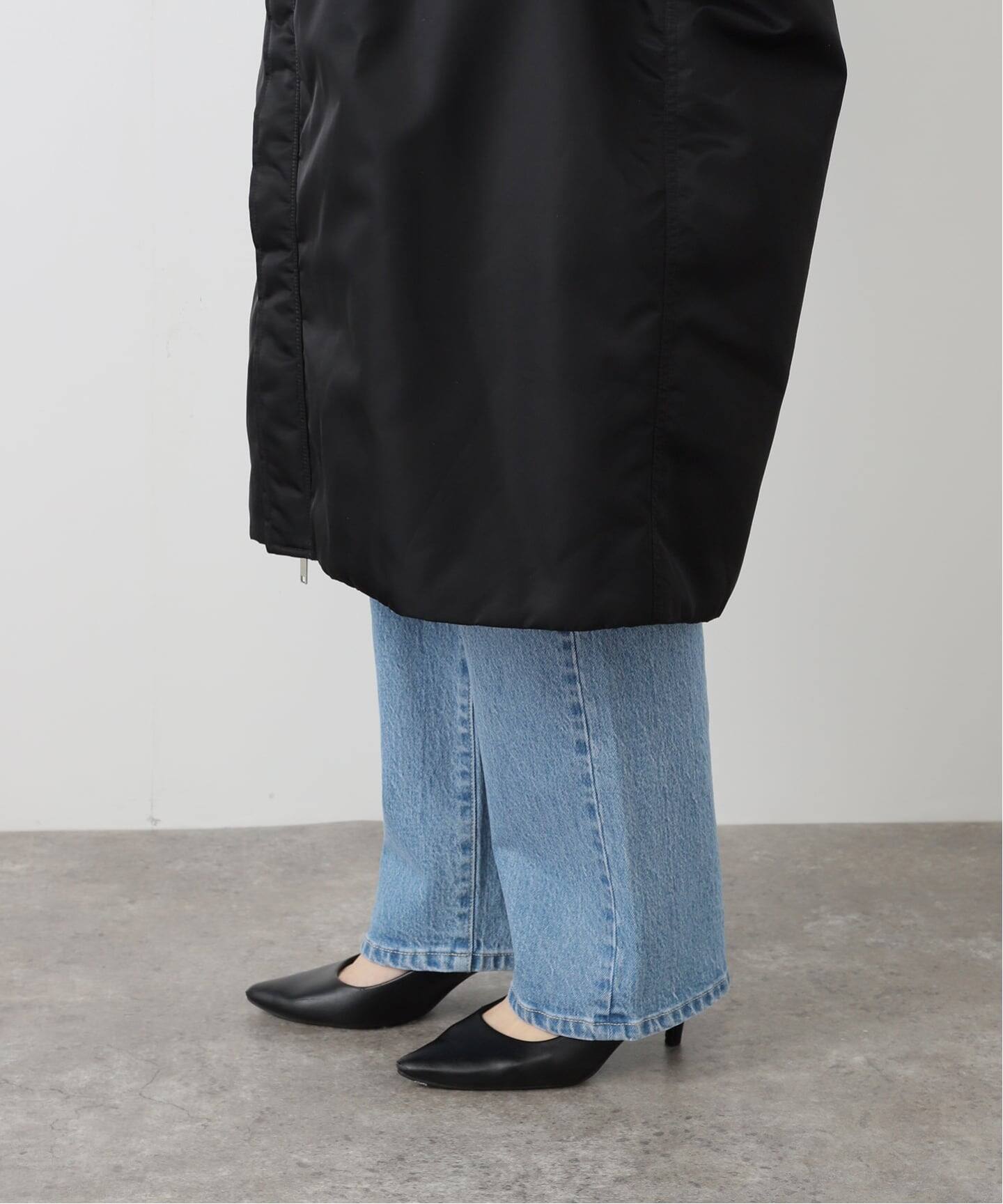 WEB限定》upper hights/アッパーハイツ THE U-2 LONG HOODIE（中綿