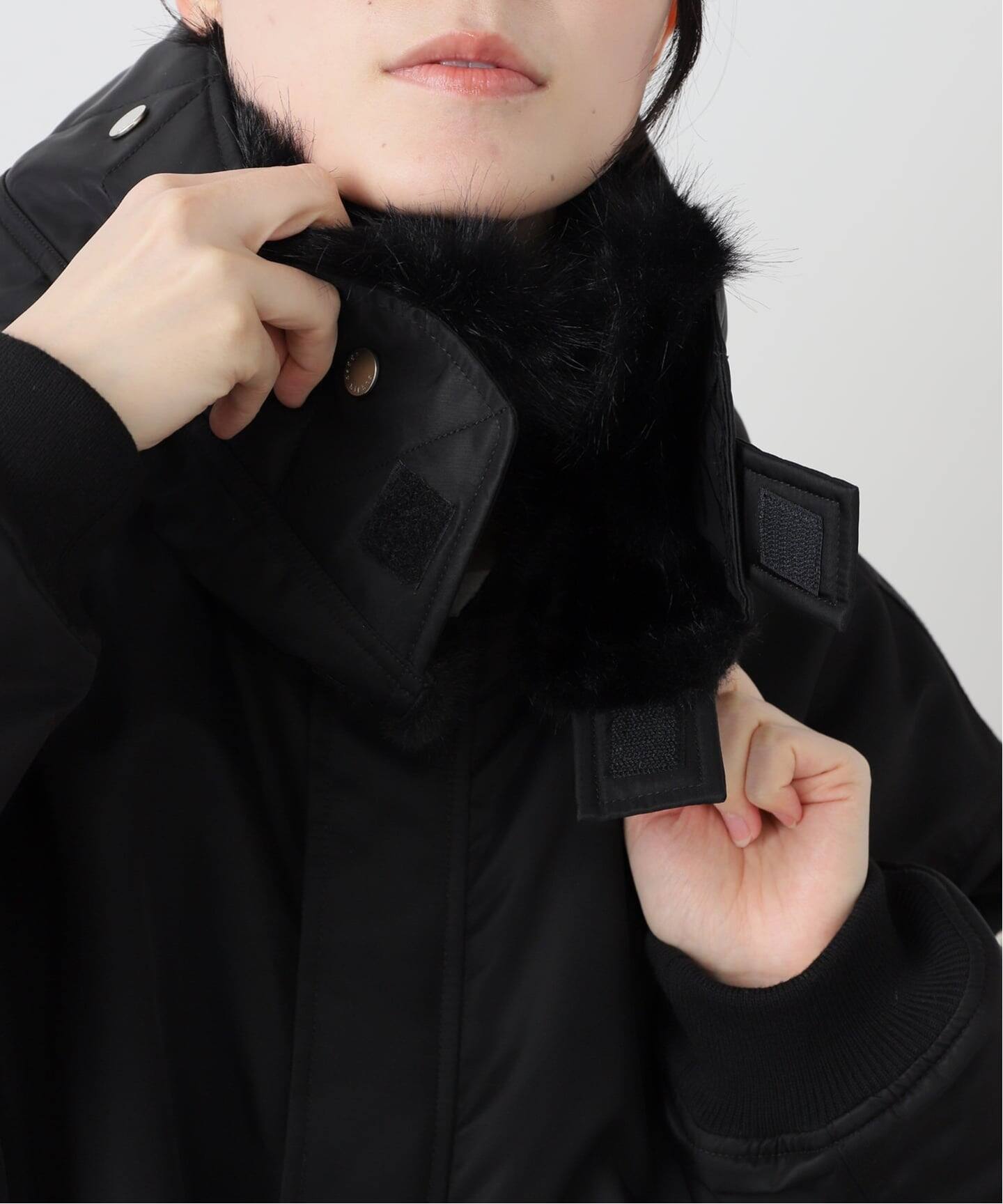 WEB限定》upper hights/アッパーハイツ THE U-2 LONG HOODIE（中綿 