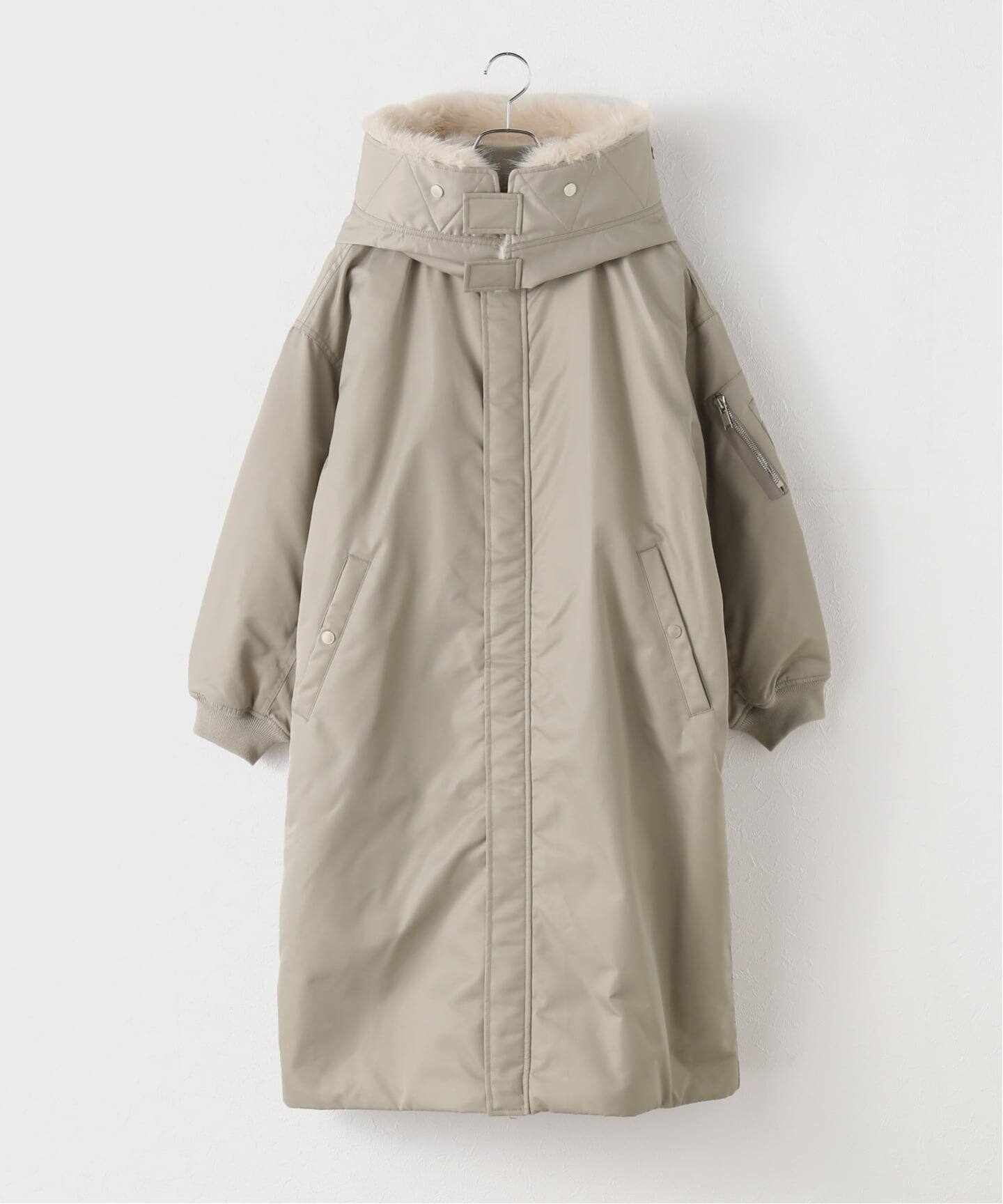 WEB限定》upper hights/アッパーハイツ THE U-2 LONG HOODIE（中綿 