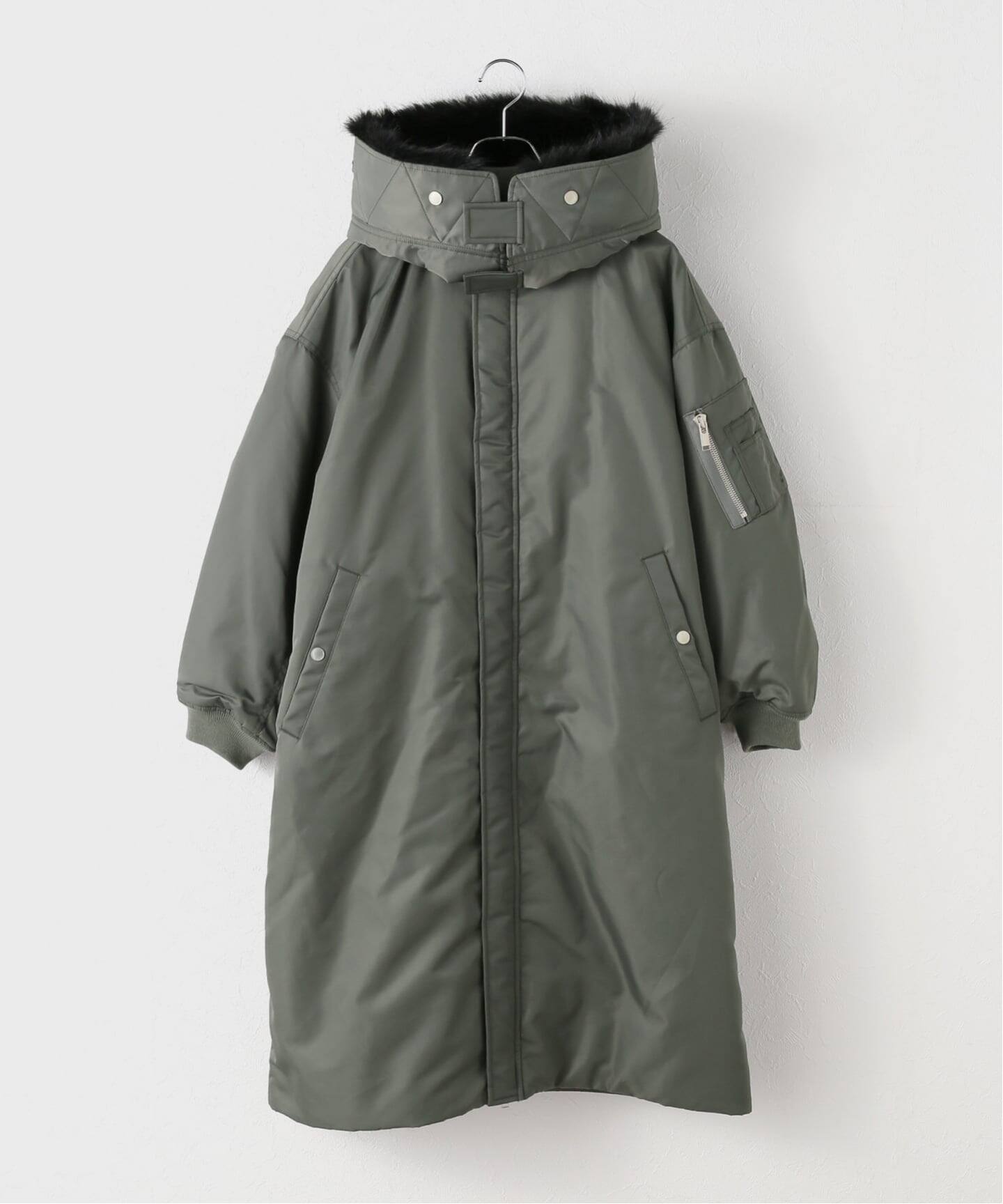 WEB限定》upper hights/アッパーハイツ THE U-2 LONG HOODIE（中綿 
