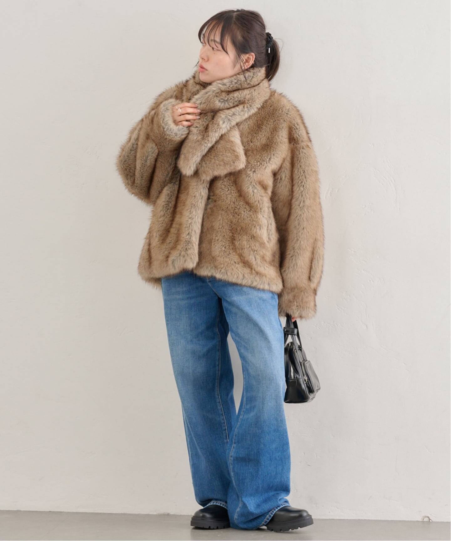 HAVELESS/ハブレス BLAIR FAUX FUR JACKET(マフラー付き)（その他