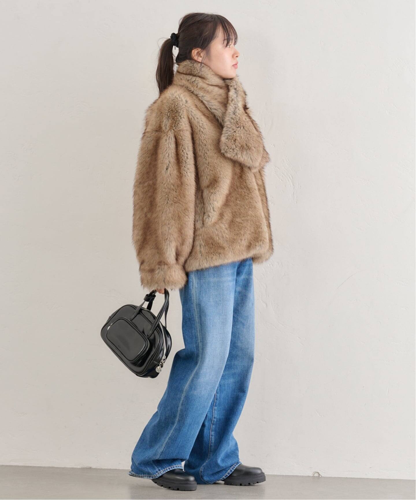 HAVELESS/ハブレス BLAIR FAUX FUR JACKET(マフラー付き)（その他