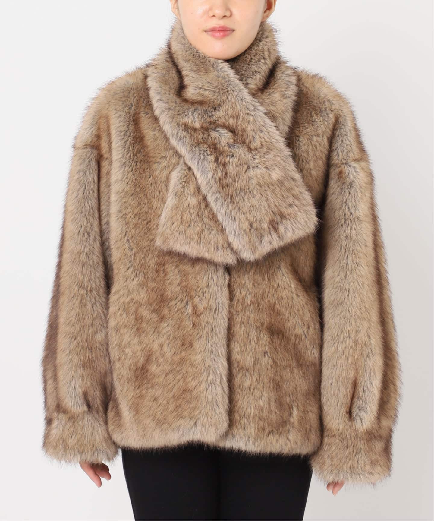 HAVELESS/ハブレス BLAIR FAUX FUR JACKET(マフラー付き)（その他