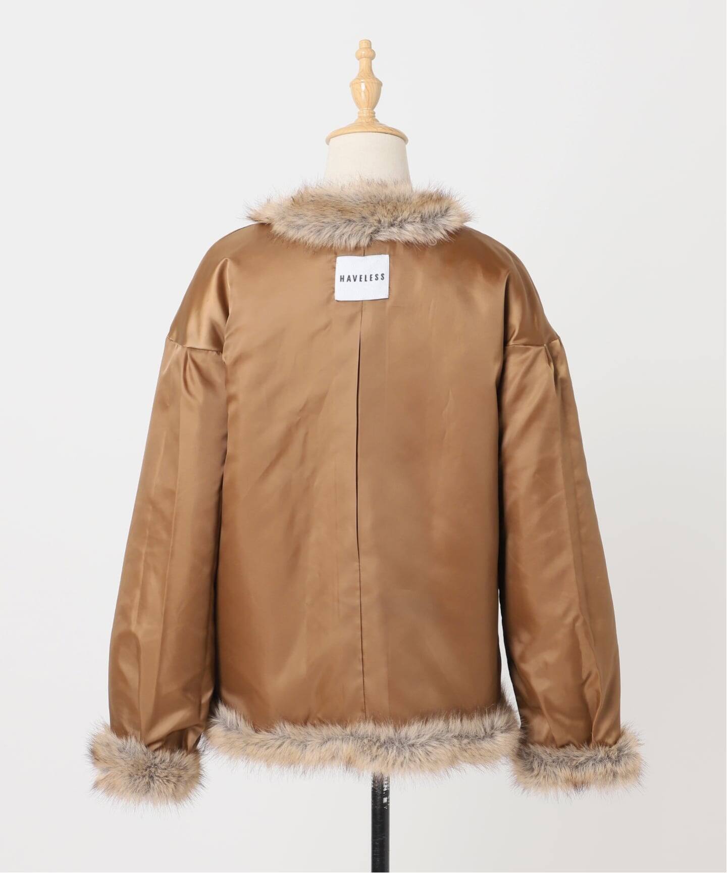 HAVELESS/ハブレス BLAIR FAUX FUR JACKET(マフラー付き)（その他