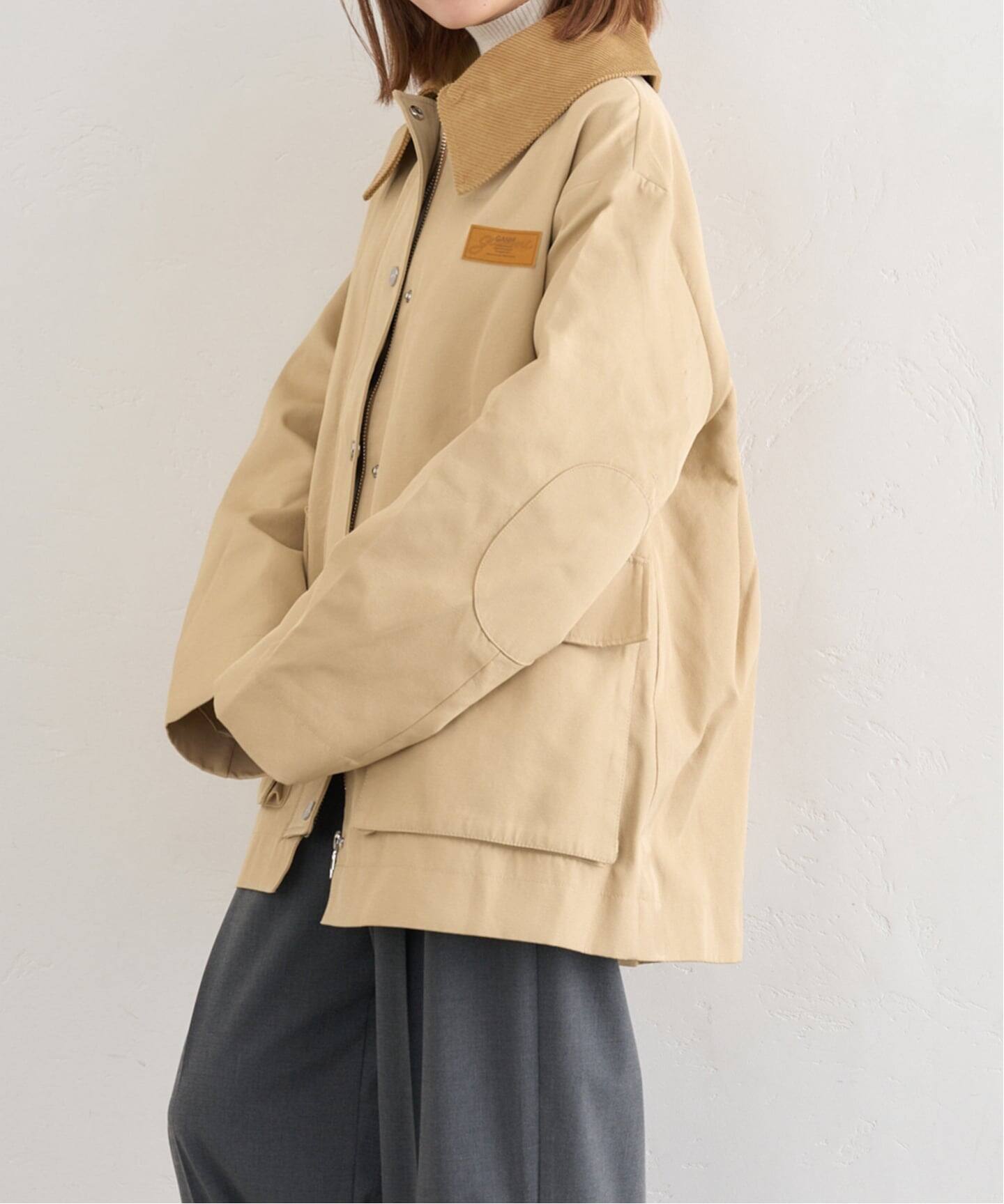 GANNI/ガニー Heavy Twill Midi Jacket（その他ブルゾン／アウター