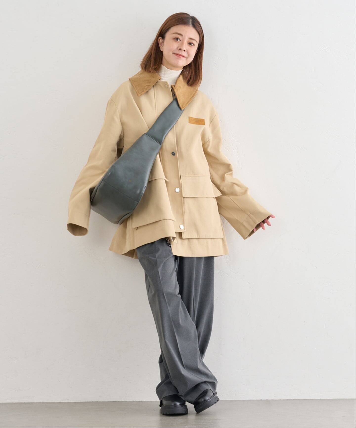 GANNI/ガニー Heavy Twill Midi Jacket（その他ブルゾン／アウター