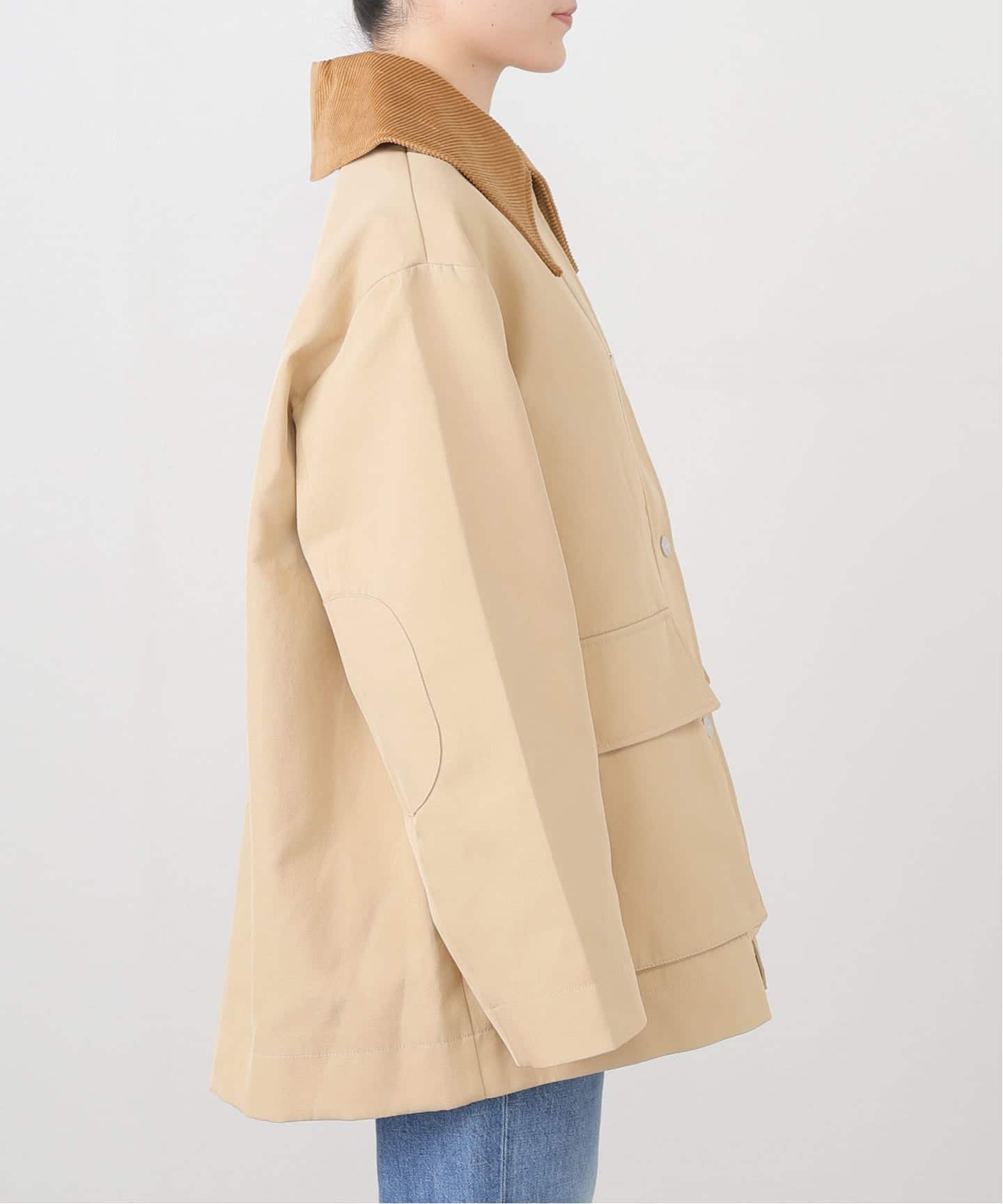 GANNI/ガニー Heavy Twill Midi Jacket（その他ブルゾン／アウター