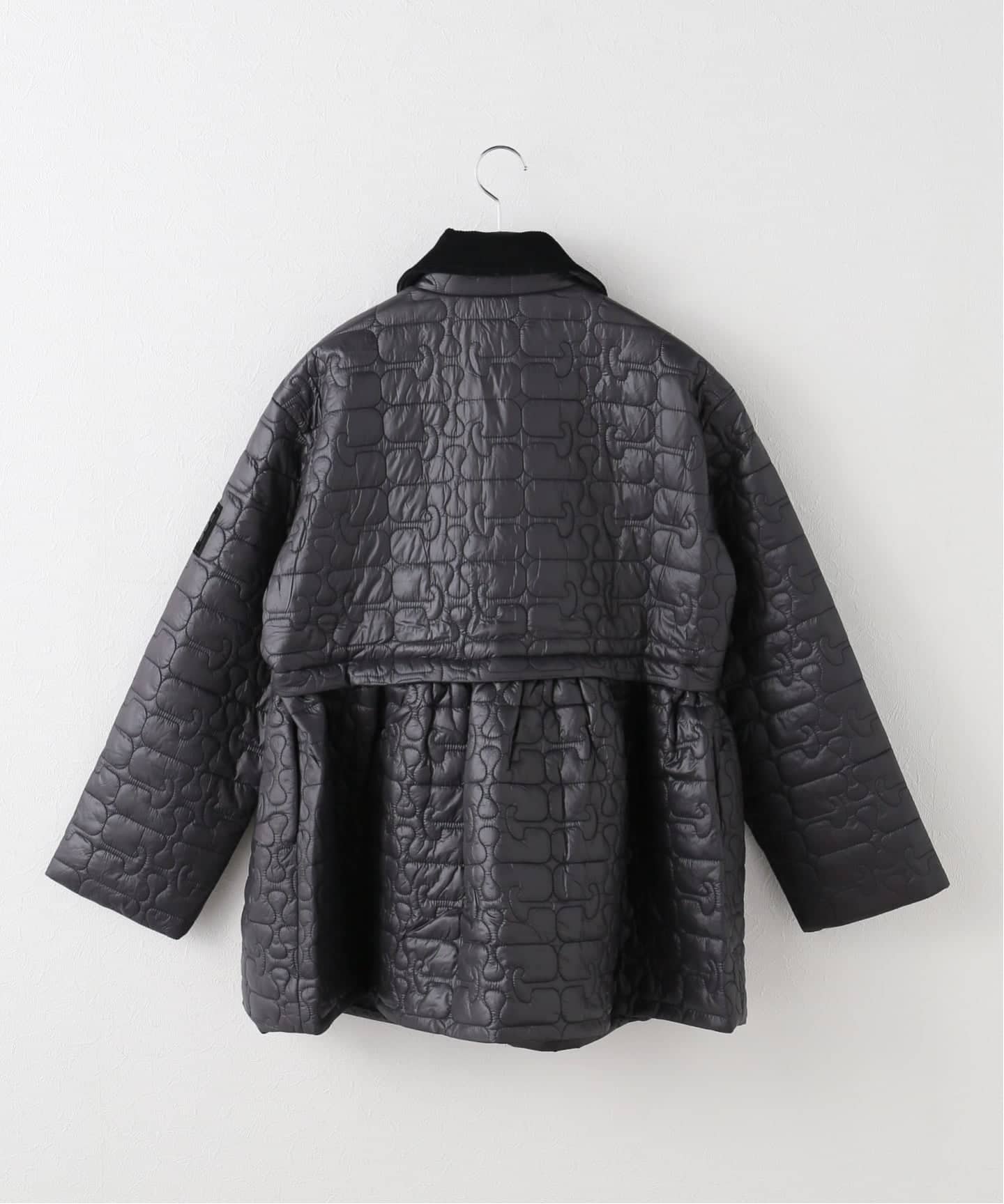 GANNI/ガニー Shiny Quilt Midi Jacket w. Flare（その他ブルゾン