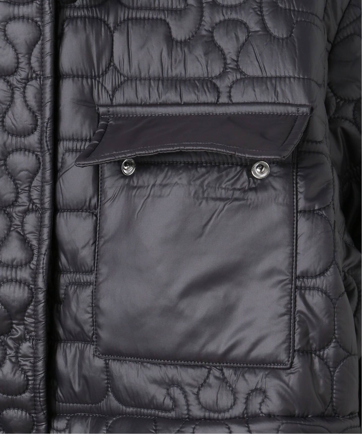 GANNI/ガニー Shiny Quilt Midi Jacket w. Flare（その他ブルゾン 