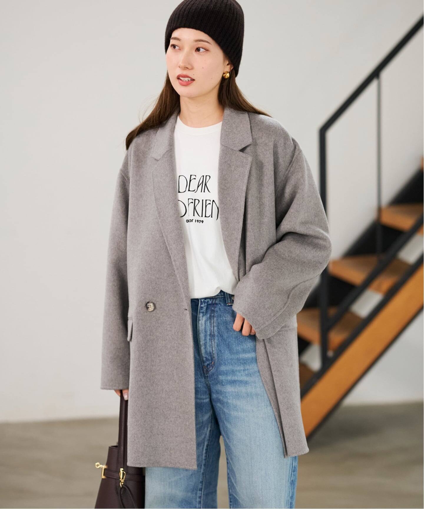 ハミルトンリバーテーラードコート　グレー　38 フレームワーク FRAMeWORK ≪追加予約 / 新色≫ハミルトンリバー