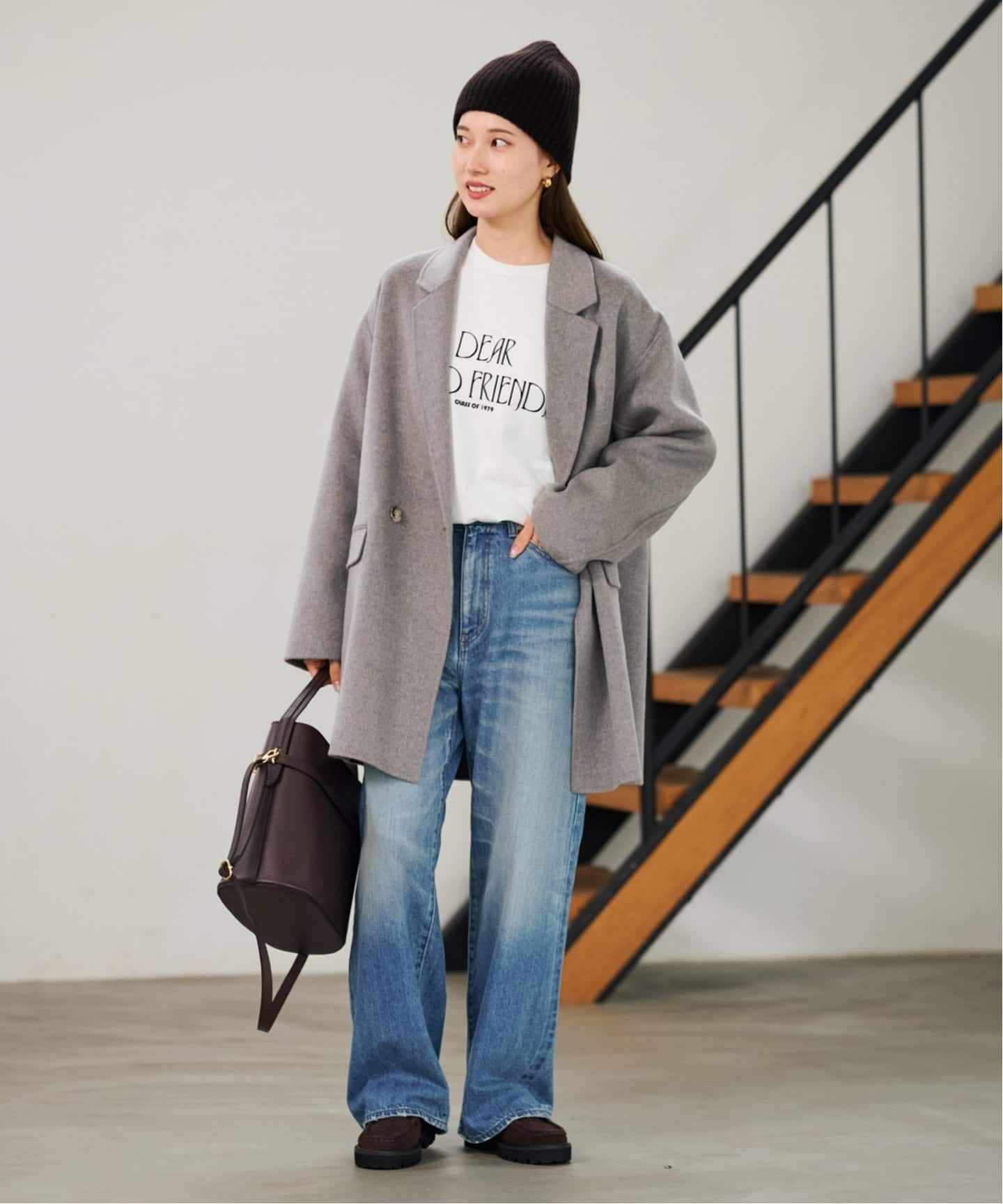 極美品☆ フレームワーク ハミルトンリバーテーラードコート グレー36 フレームワーク FRAMeWORK ≪追加≫ハミルトンリバーテーラードコート