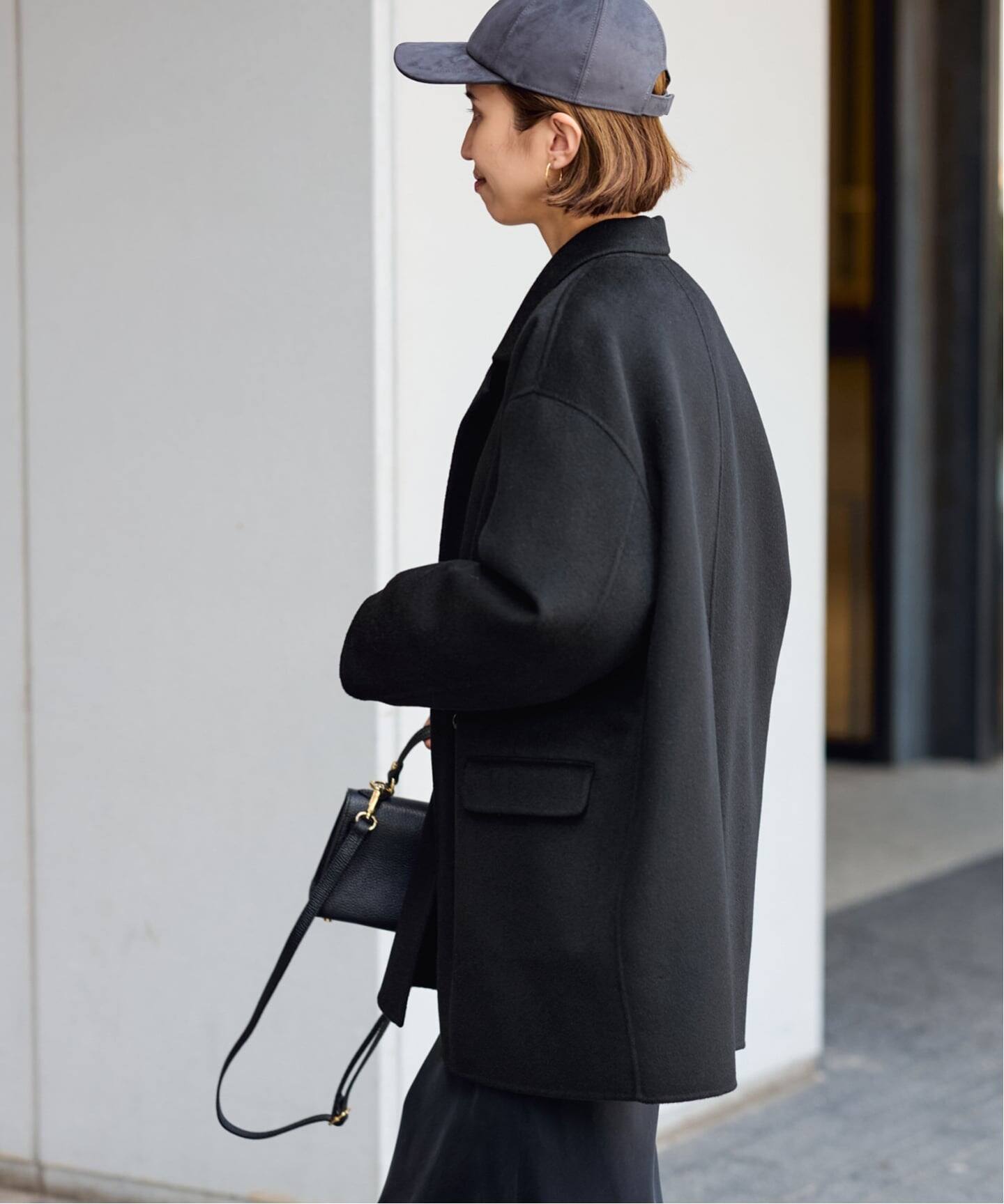 フレームワーク　ハミルトンリバーテーラードコート　ブラック　38 FRAMeWORK（フレームワーク） コート アウター 「追加」ハミルトン