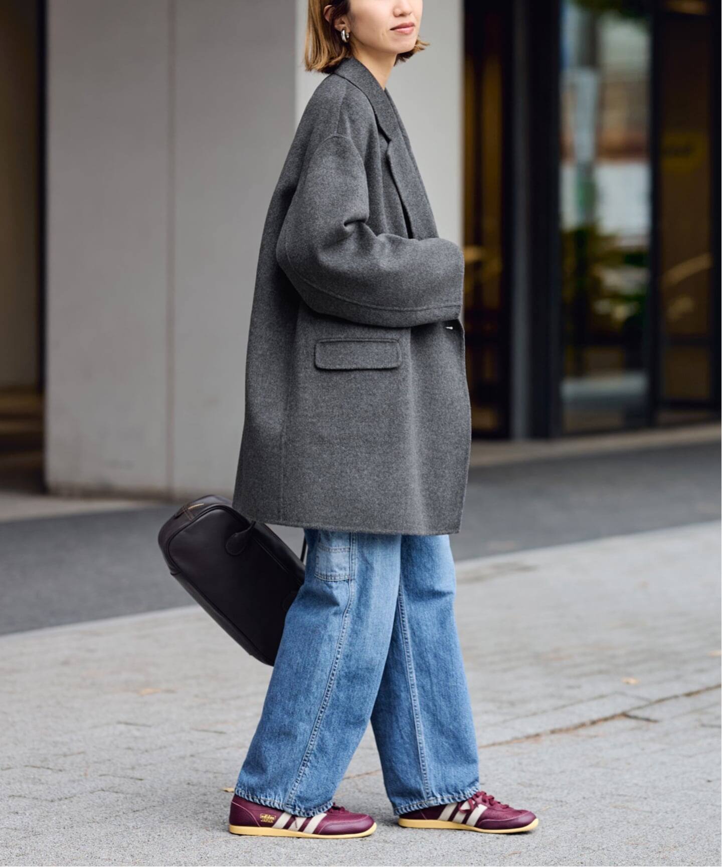 FRAMeWORK 　ハミルトンリバーテーラードコート　グレー　38 フレームワーク FRAMeWORK ≪追加 / 新色≫ハミルトンリバーテーラード