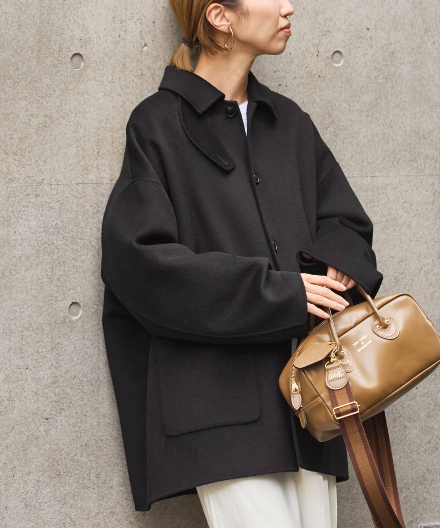 ハミルトンバルカラーミドルコート（ステンカラーコート）｜FRAMeWORK