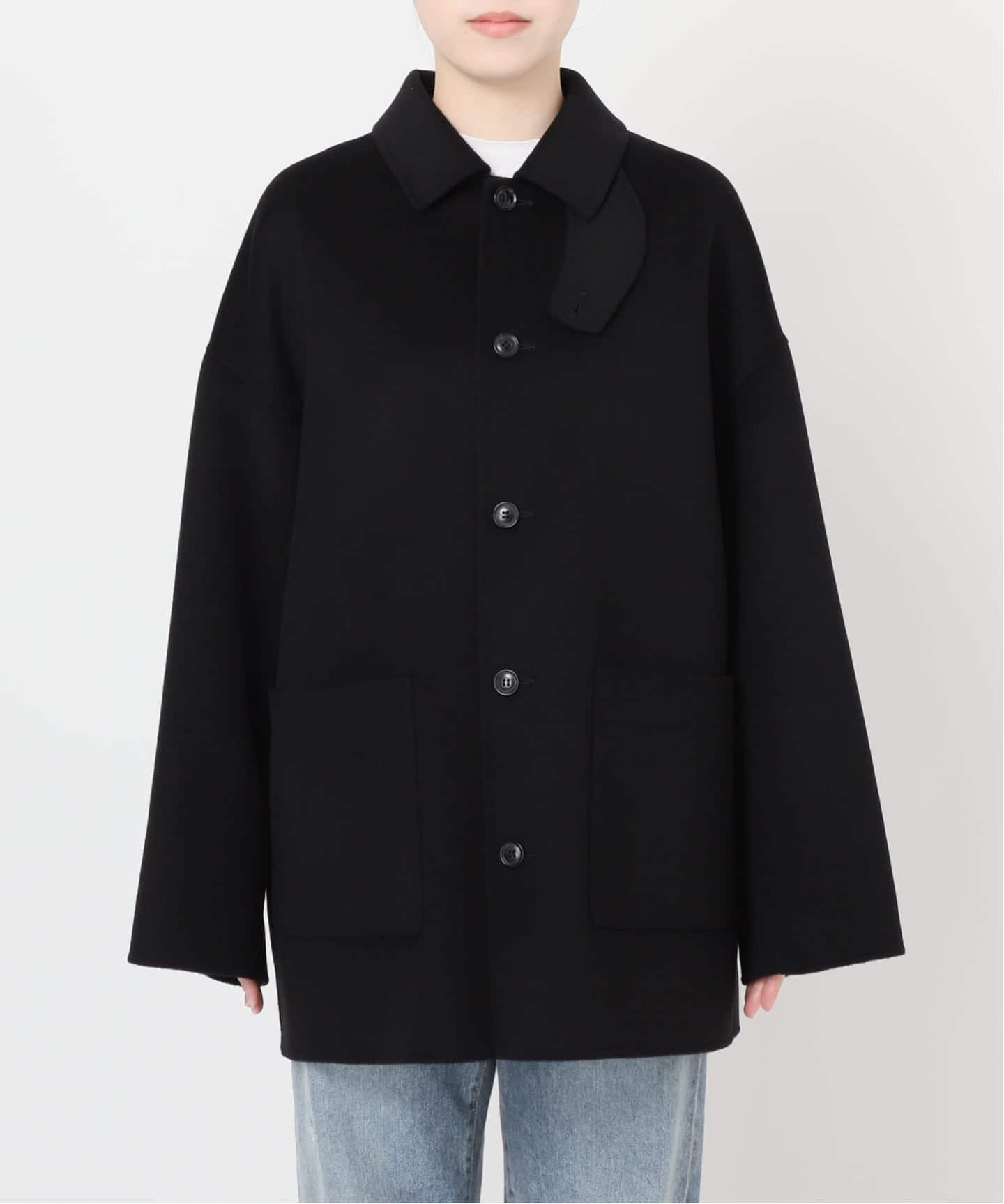 ハミルトンバルカラーミドルコート（ステンカラーコート）｜FRAMeWORK