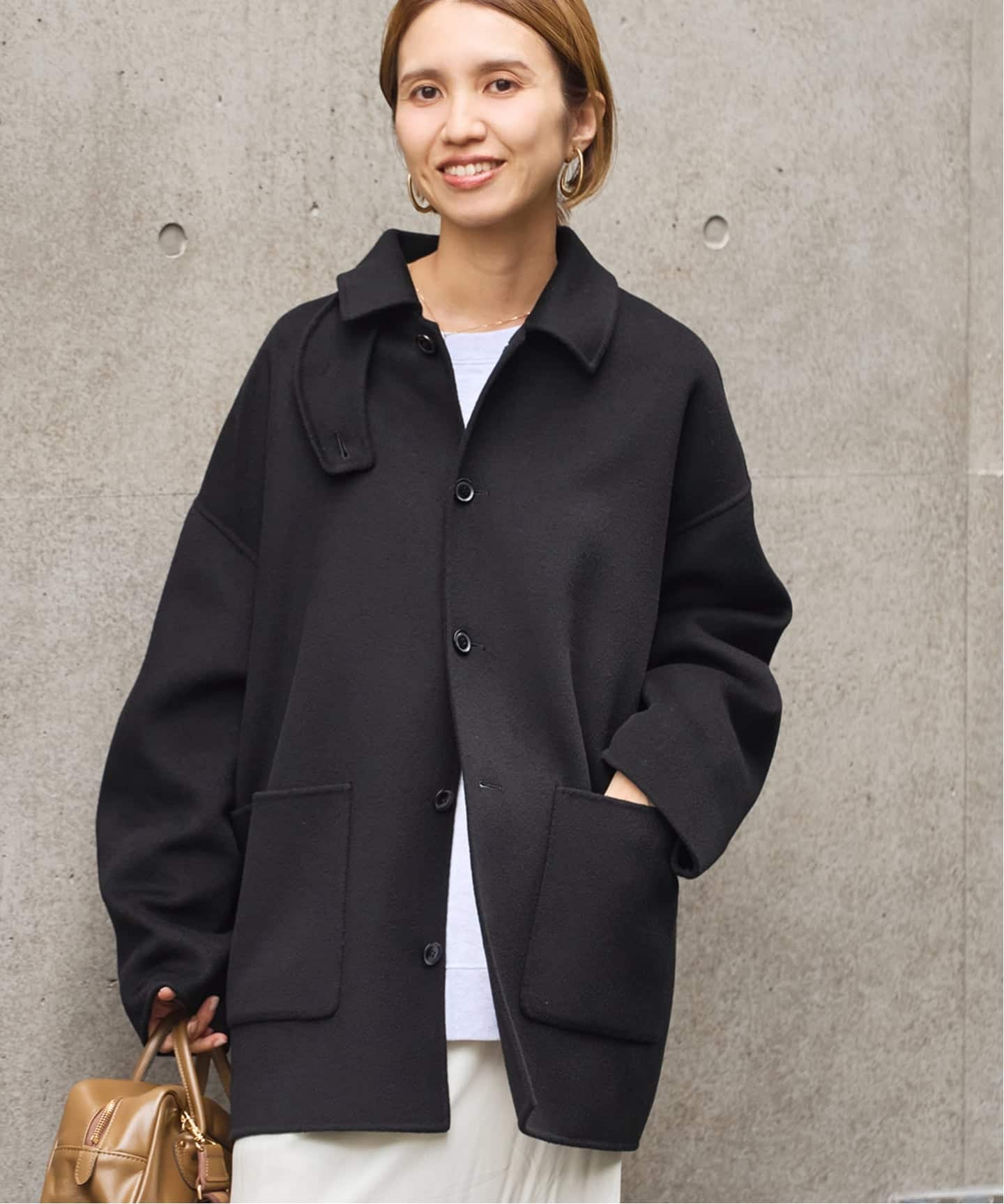 ≪追加≫ハミルトンバルカラーミドルコート 2（ステンカラーコート