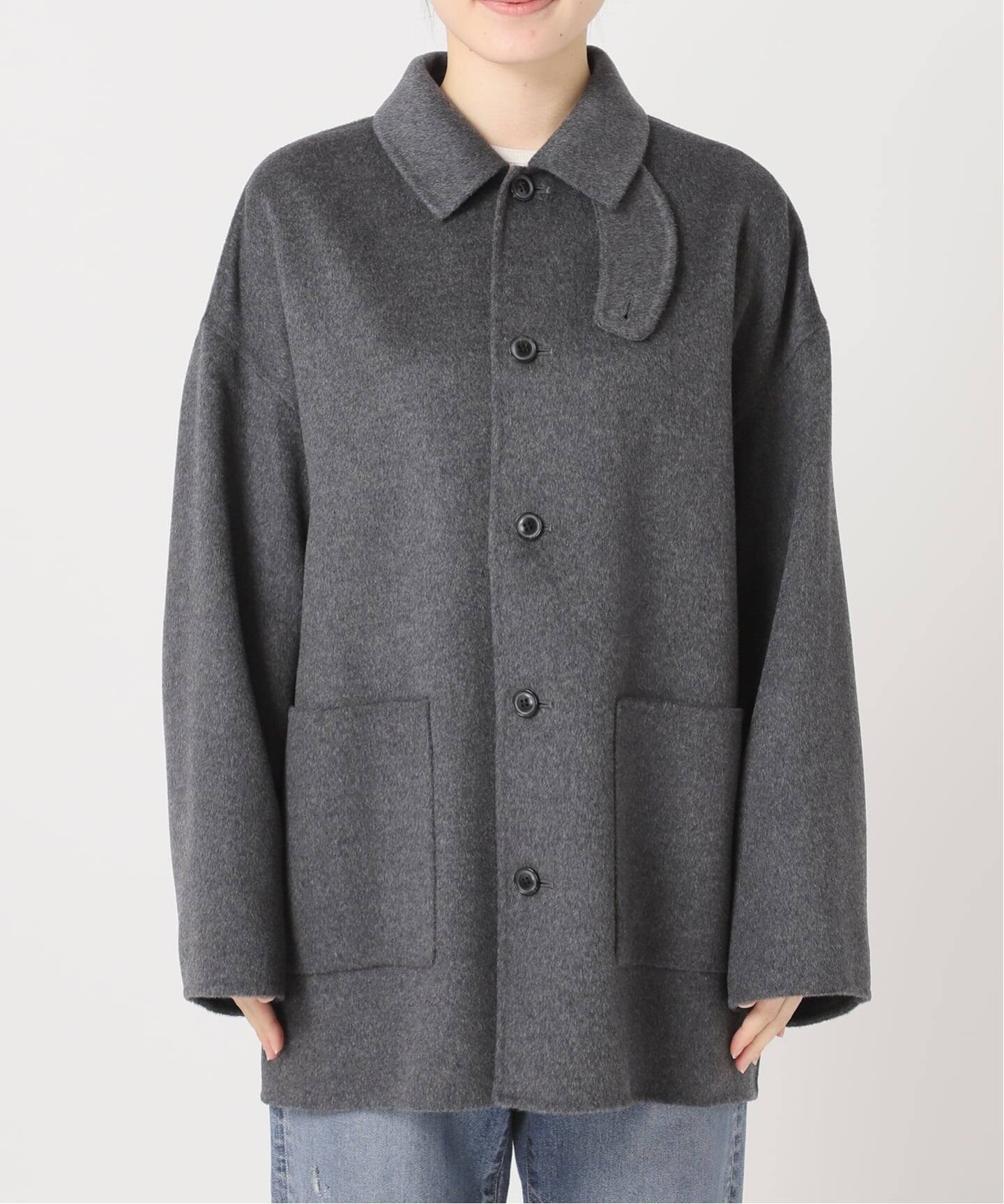 ≪追加≫ハミルトンバルカラーミドルコート 4（グレー）（ステンカラー