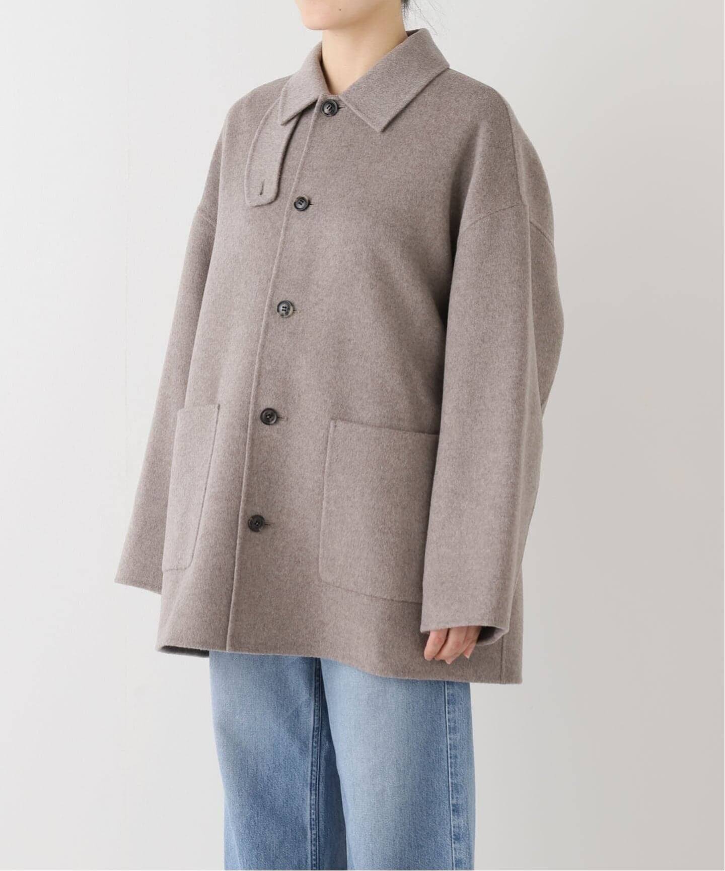 ≪追加≫ハミルトンバルカラーミドルコート 4（グレー）（ステンカラー