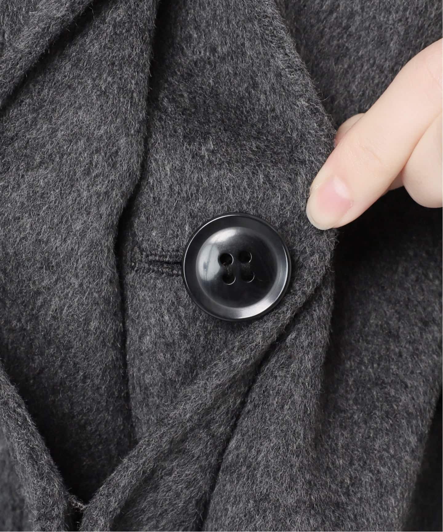 早い者勝ち】FRAMeWORK ハミルトンリバークルーネックコート38 ブラック FRAMeWORK｜≪WEB限定追加≫ハミルトンリバークルーネックコート