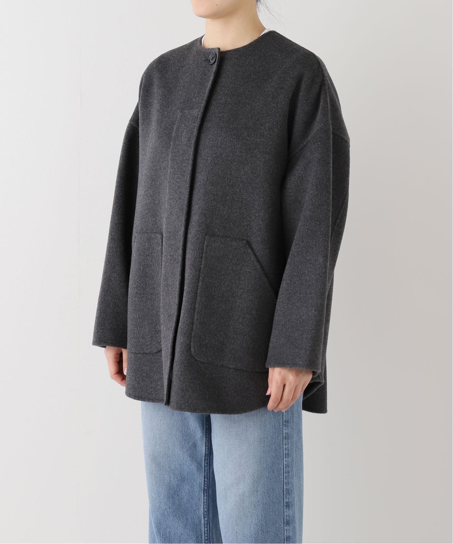 ≪WEB限定追加≫ハミルトンリバークルーネックコート（ノー