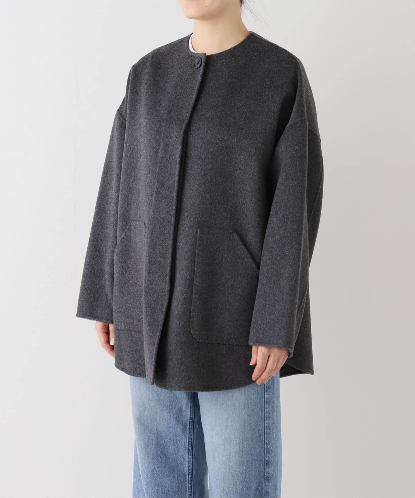 ≪WEB限定追加≫ハミルトンリバークルーネックコート（ノー