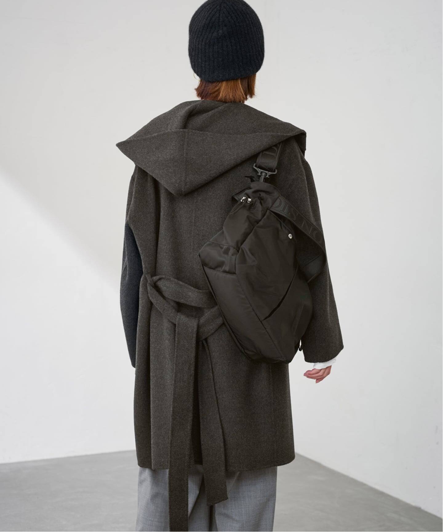 SUPER160'sフーディショートコート（フードコート）｜FRAMeWORK