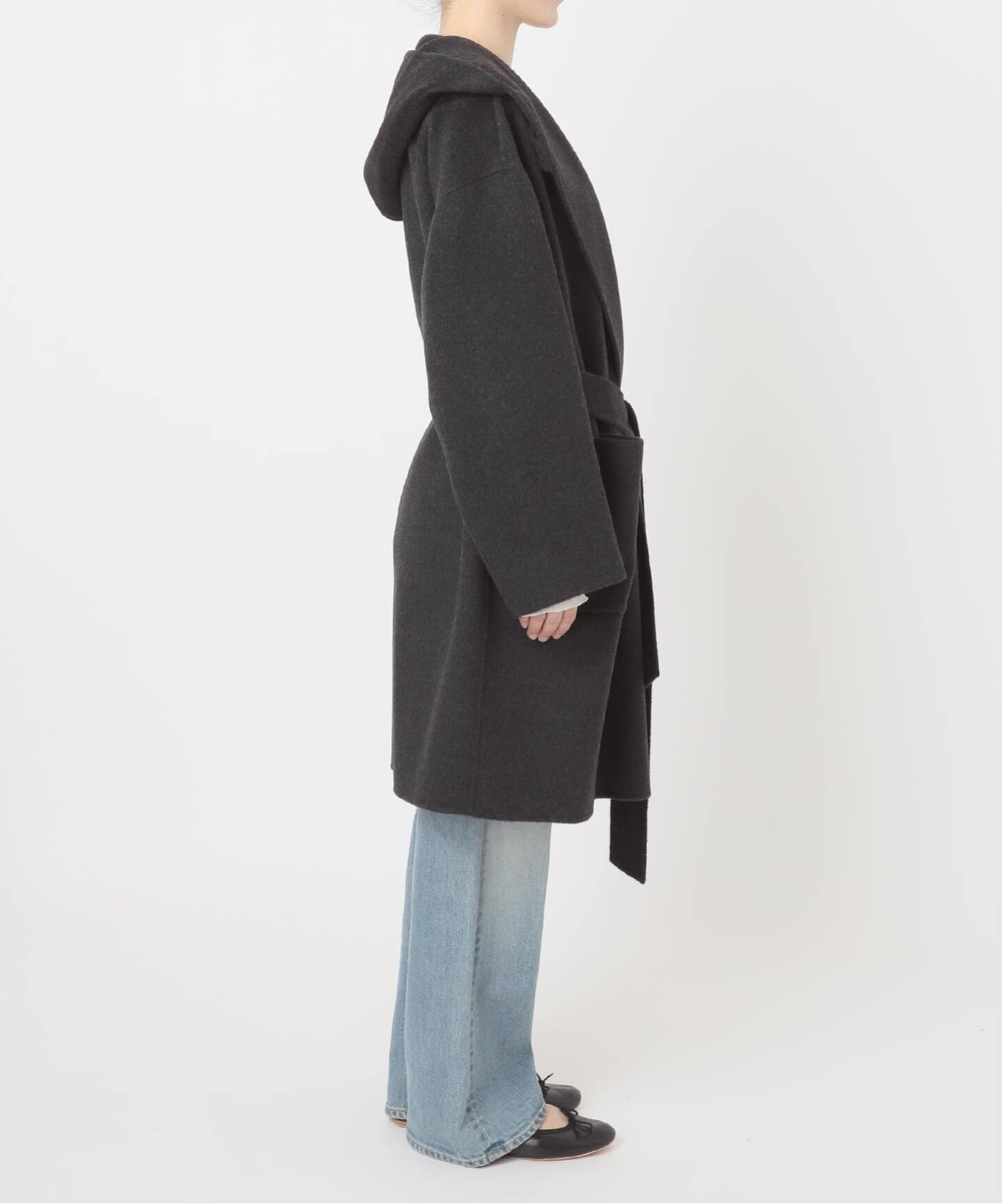 SUPER160'sフーディショートコート（フードコート）｜FRAMeWORK