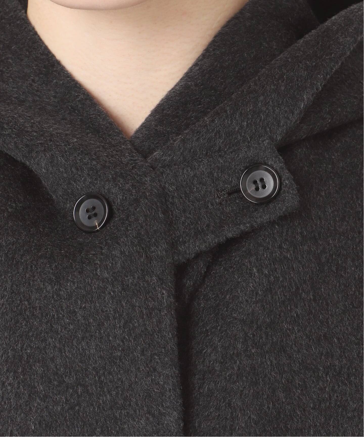 ≪追加≫SUPER160'sフーディショートコート 2（フードコート