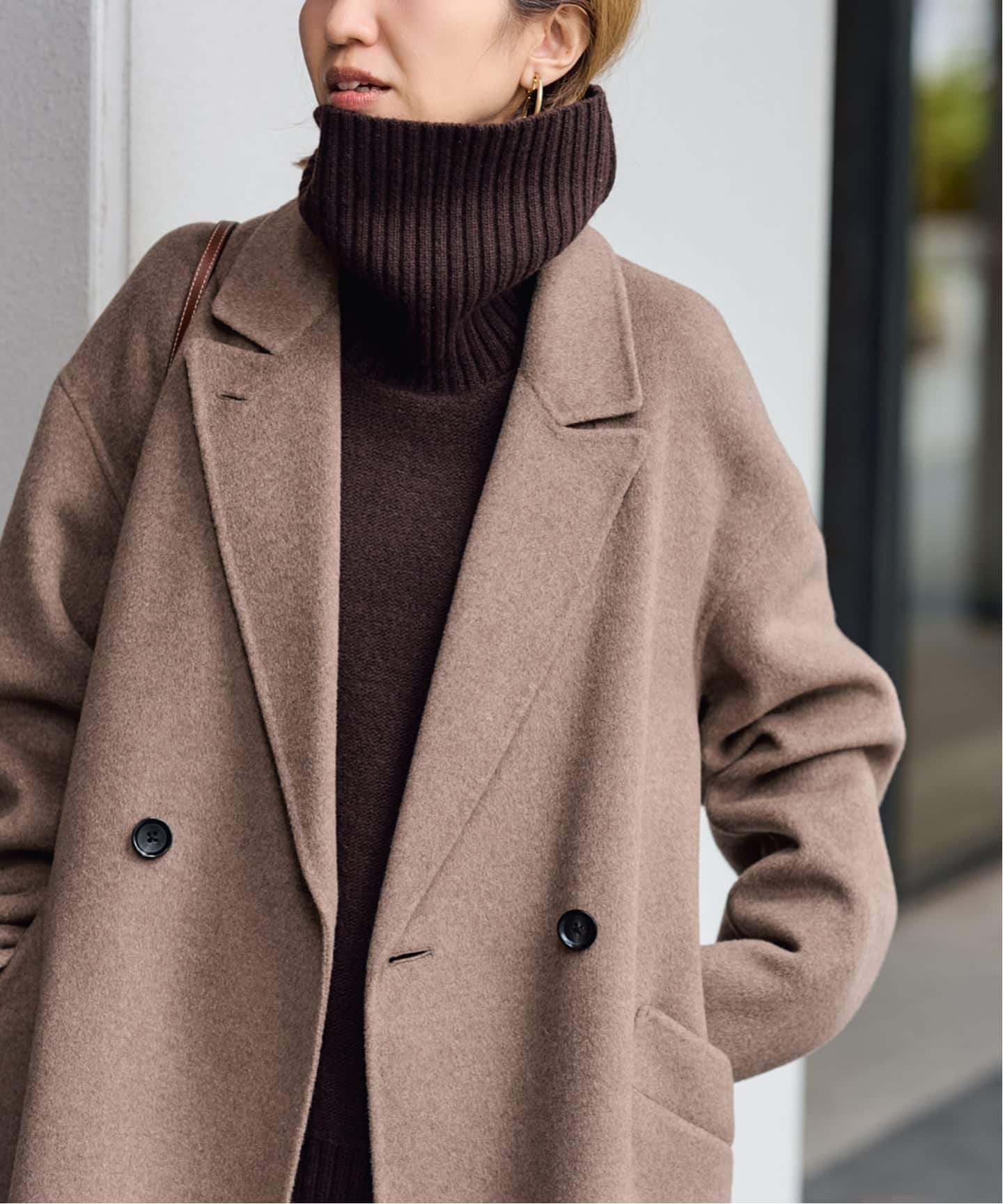 24年モデル　フレームワーク　SUPER160’sダブルブレストコート　36 FRAMeWORK コート チェスターコート 「追加」SUPER160'sダブルブレスト