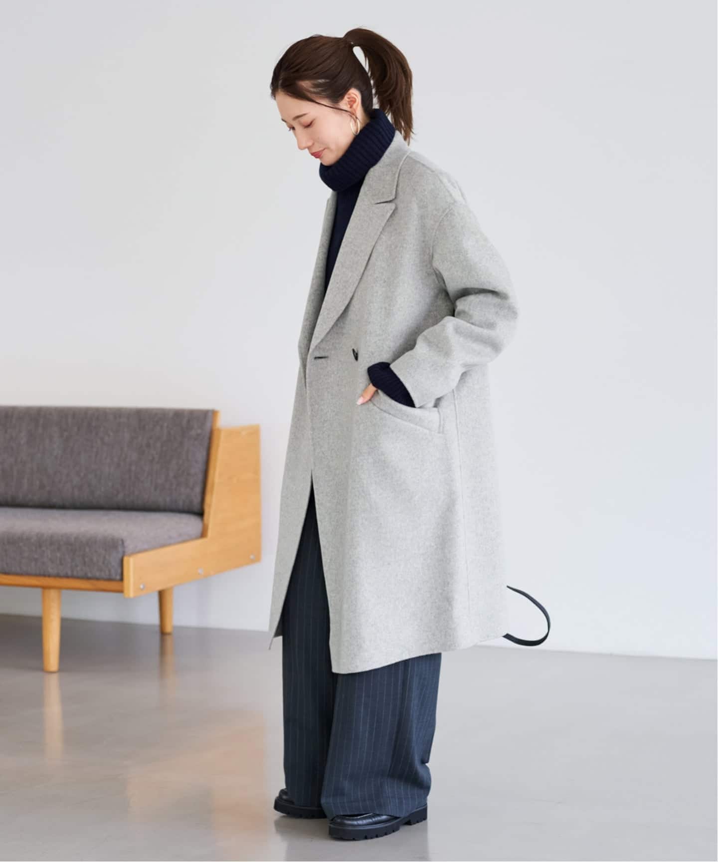 ≪追加≫SUPER160'sダブルブレストコート 2（チェスターコート