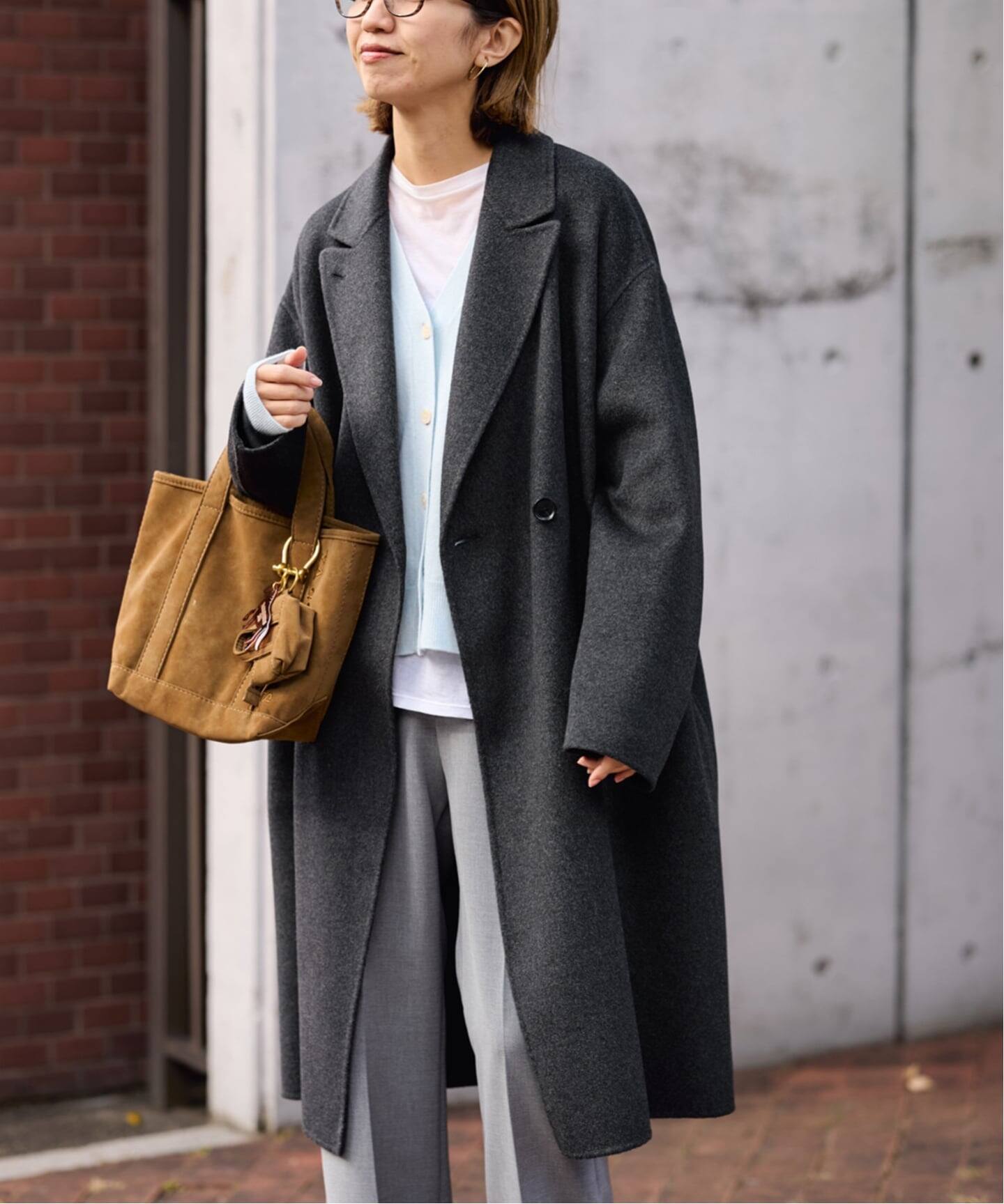 ≪追加≫SUPER160'sダブルブレストコート 4（チェスターコート