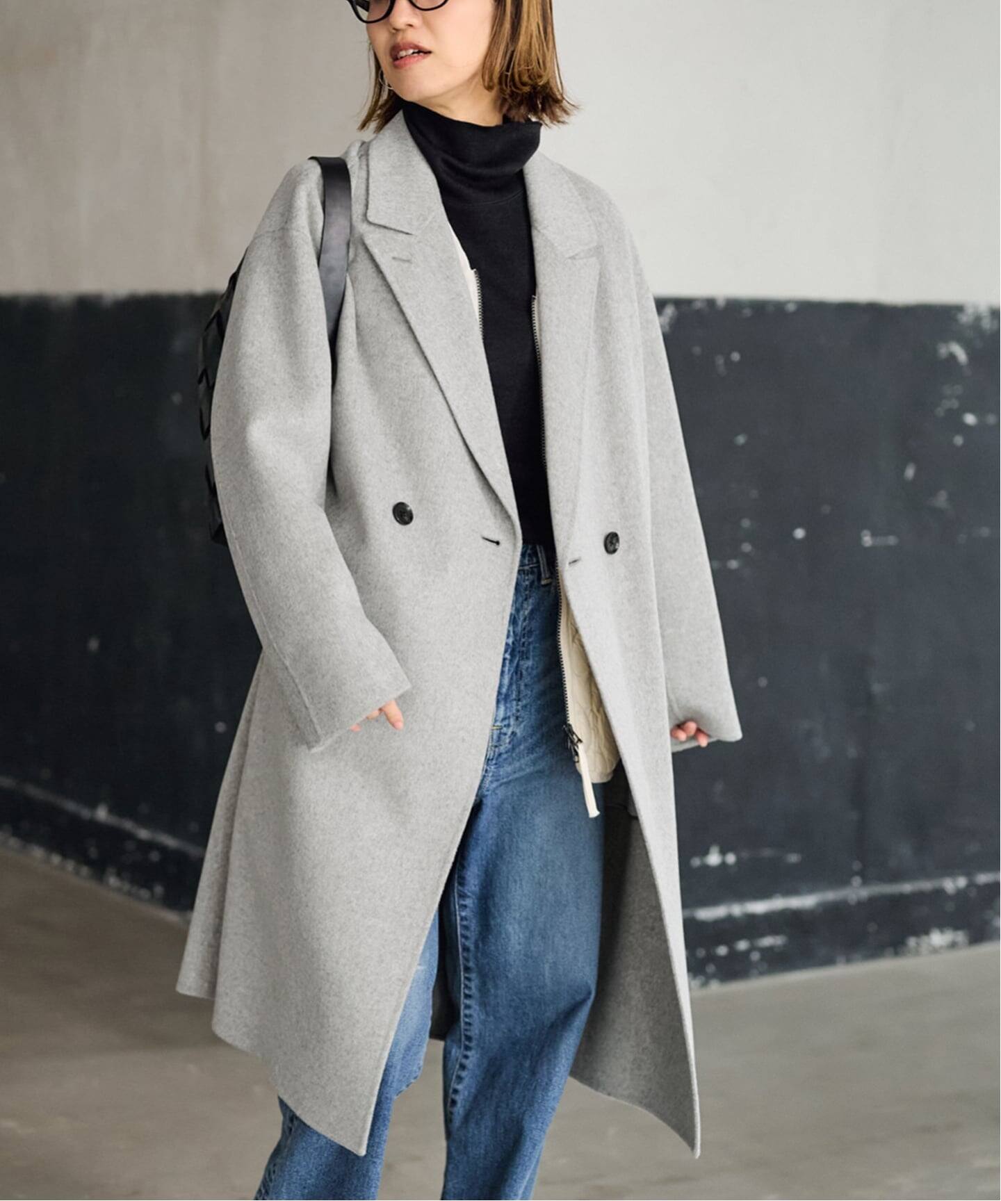 ≪追加≫SUPER160'sダブルブレストコート 4（チェスターコート