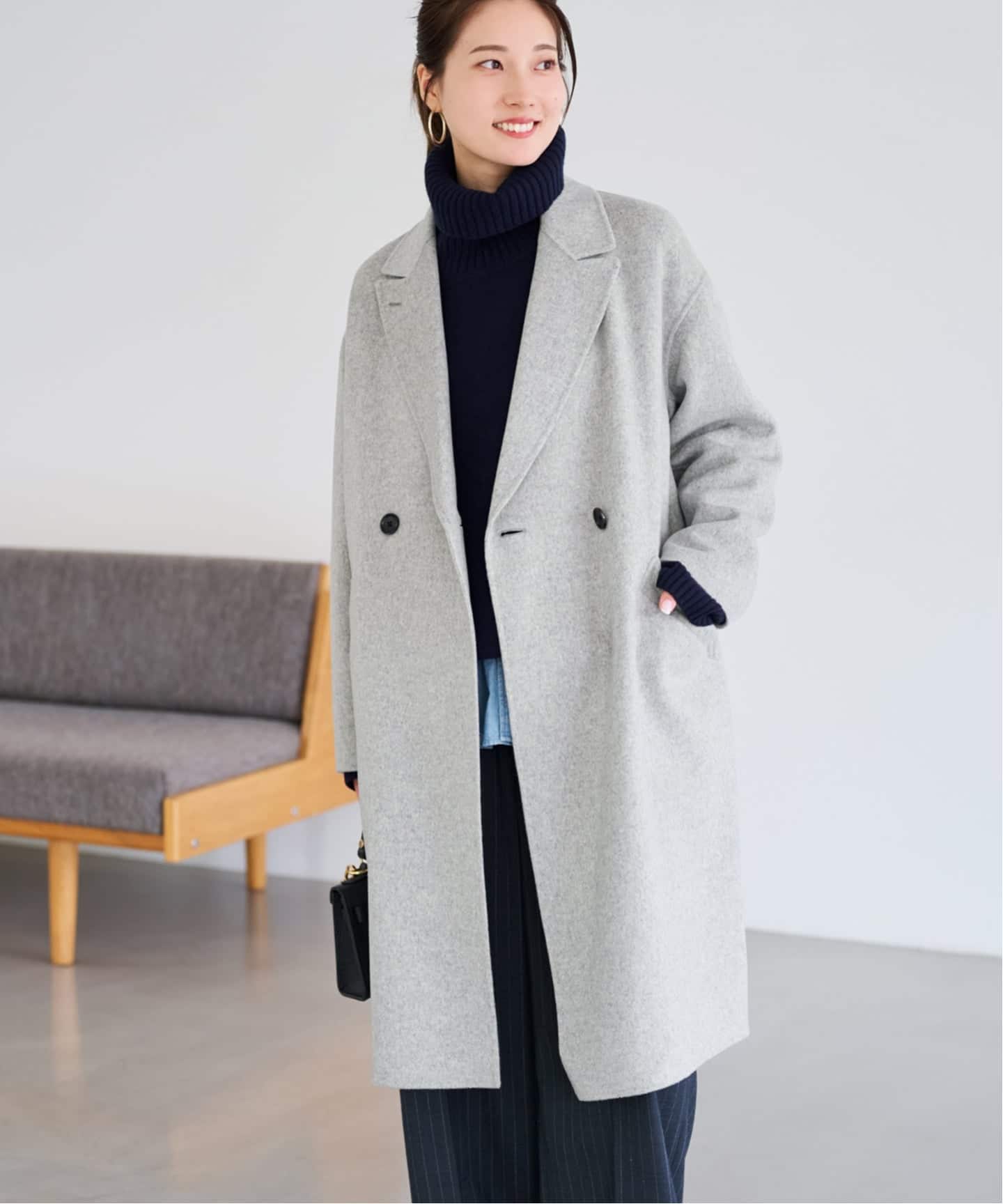 ≪追加≫SUPER160'sダブルブレストコート 4（チェスターコート